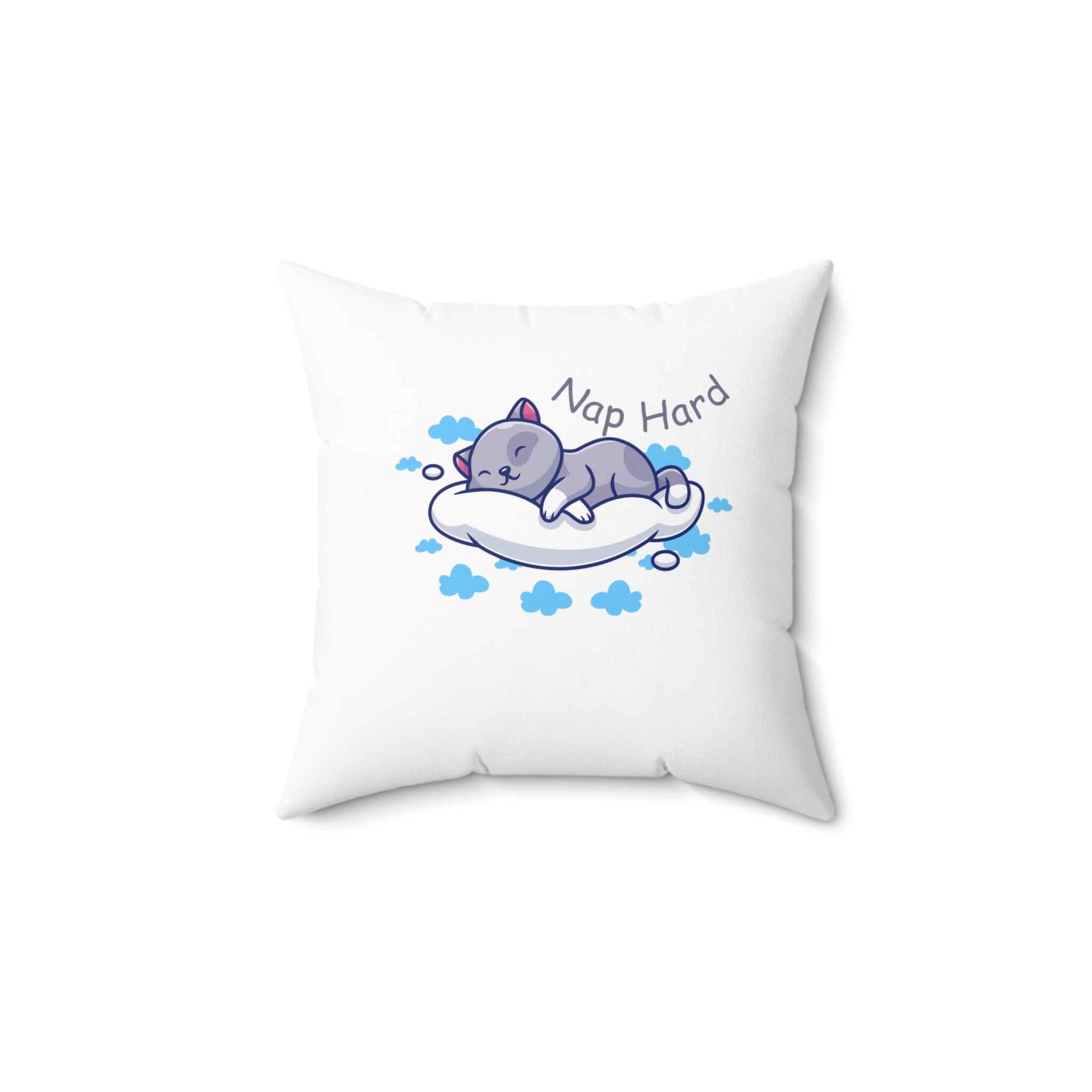 Cozy Cat Nap Pillow | Cute Cat Decor, Cat Lover Gift, Throw Pillow, Home Decor, Relaxation Room