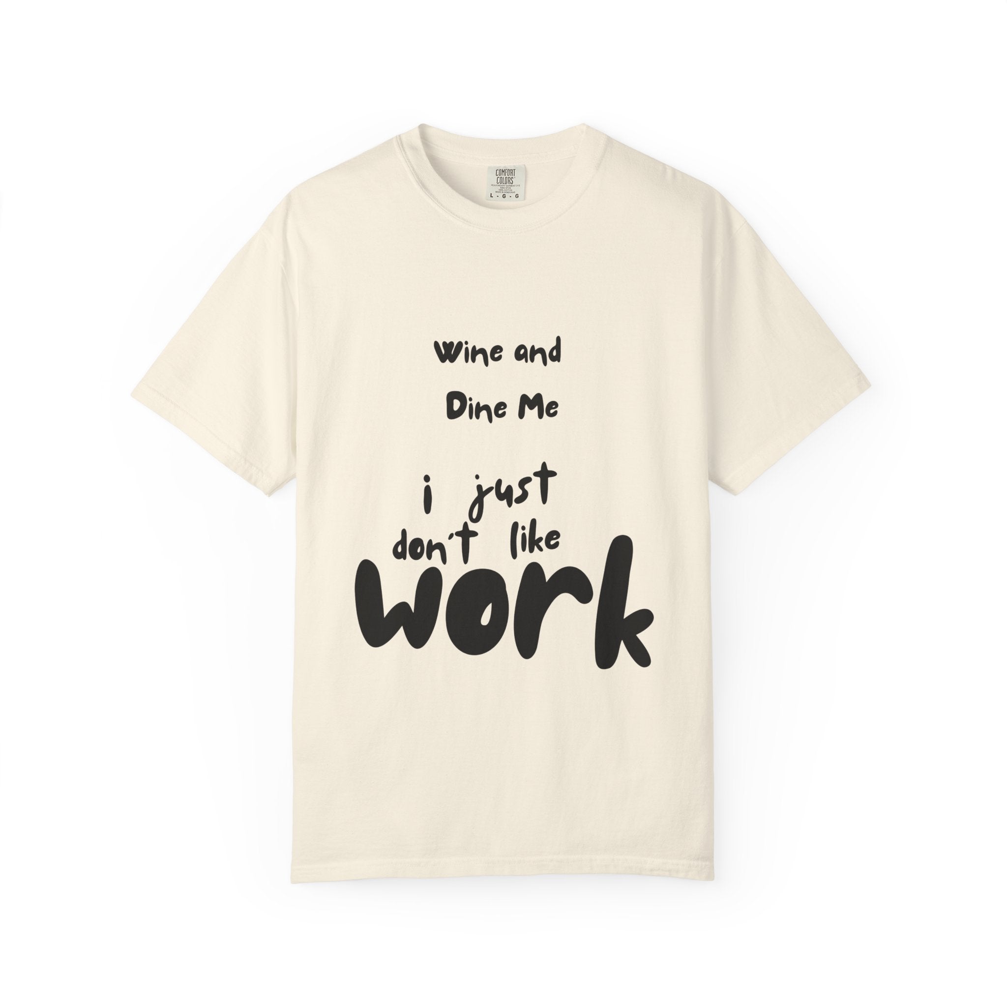 Wine & Dine Unisex T-Shirt: Casual Humor Tee for Parties, Gifts, or Everyday Wear – Fun Statement Shirt