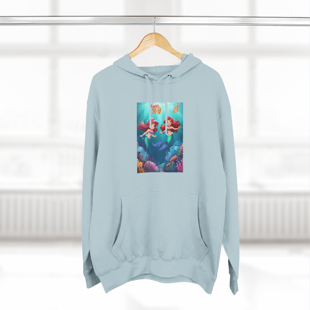 Mermaid Three-Panel Fleece Hoodie