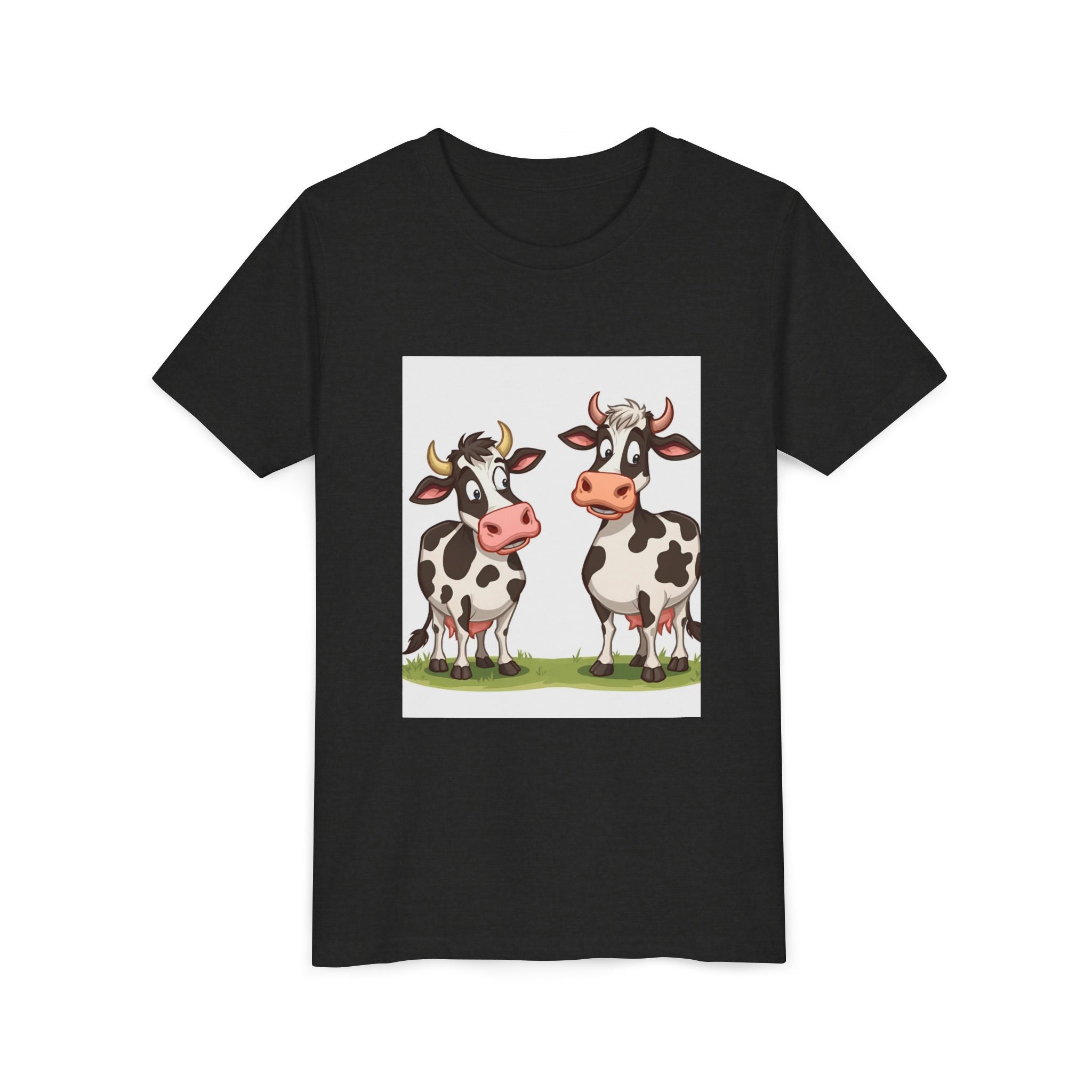 Cute Cows Youth Short Sleeve Tee