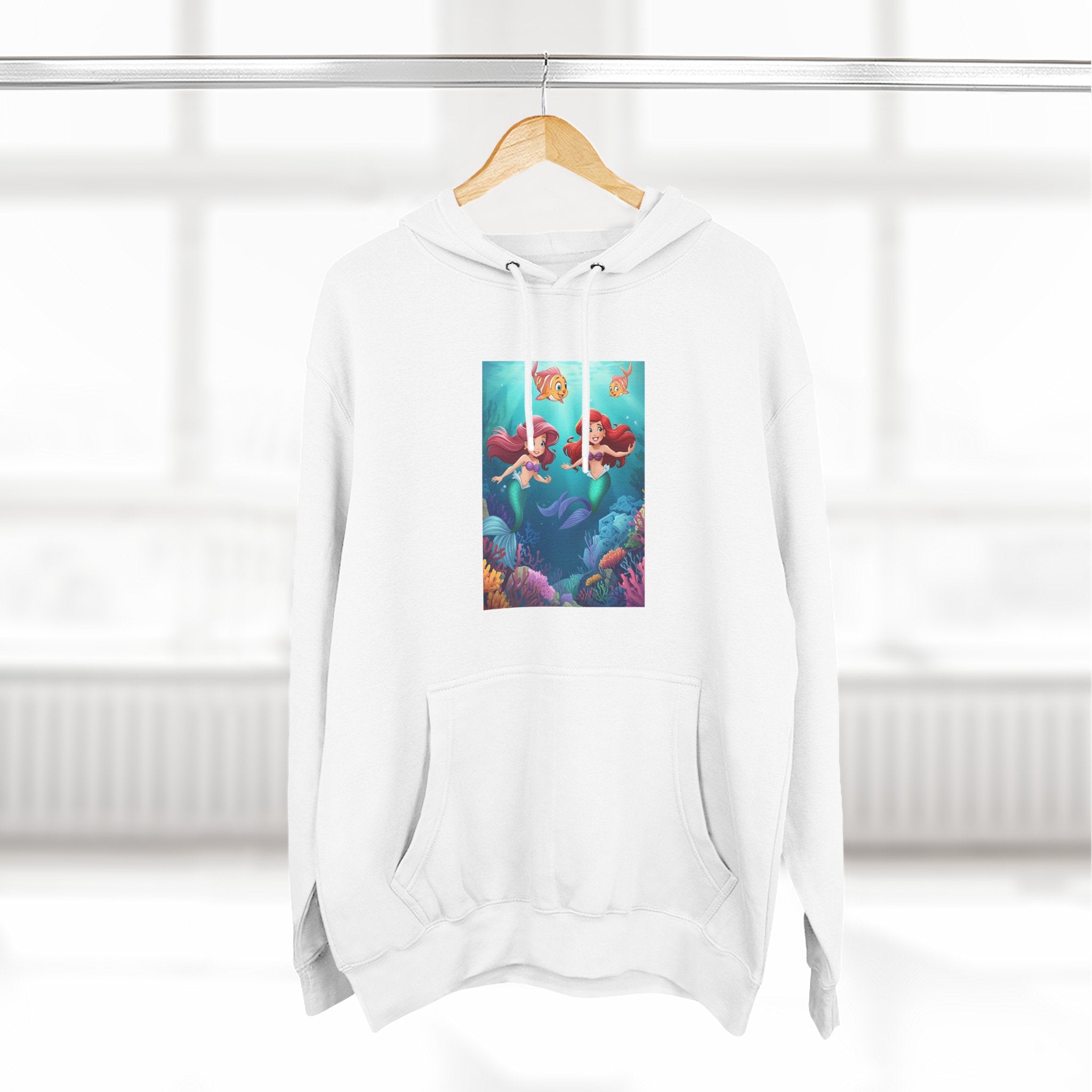 Mermaid Three-Panel Fleece Hoodie