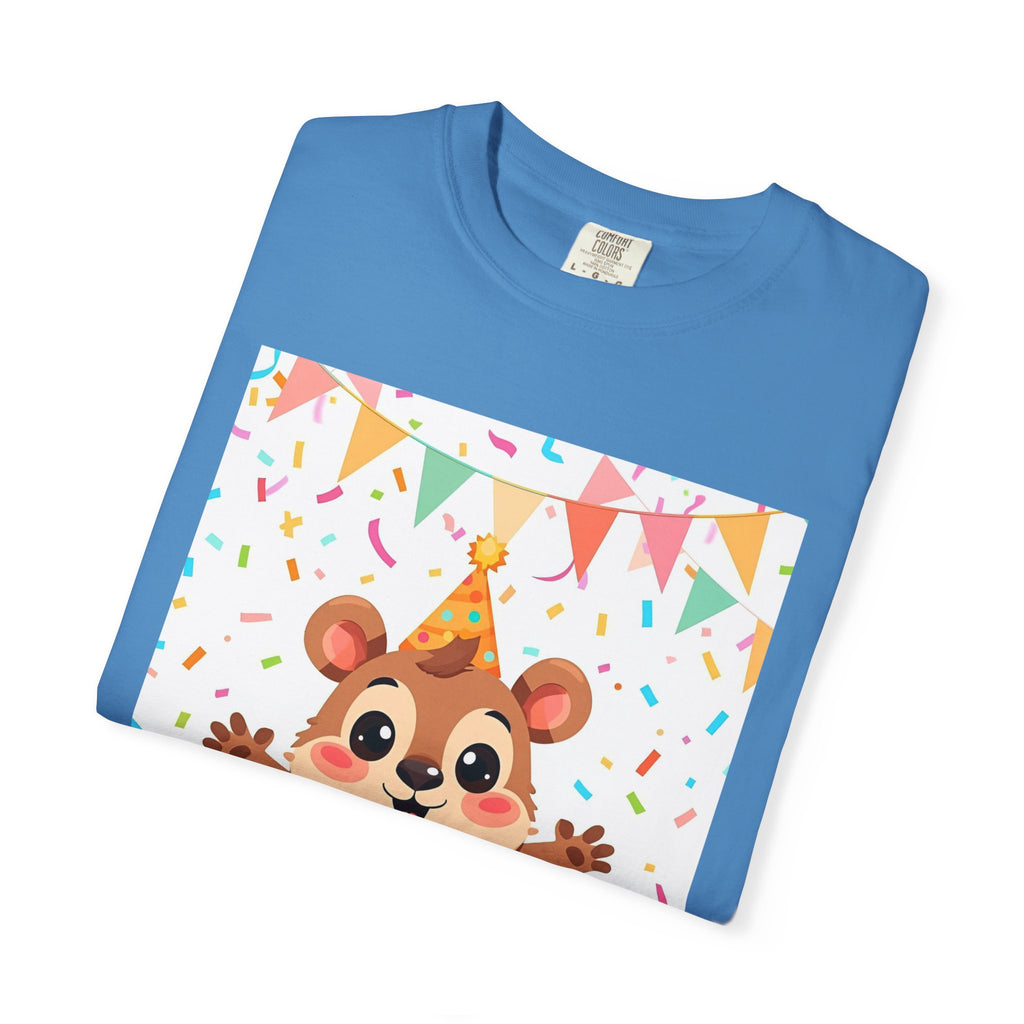 Adorable Party Animal Squirl T-Shirt - Birthday Gift, Unisex Tee, Celebration Apparel, Cute Animal Print, Fun Gift Idea