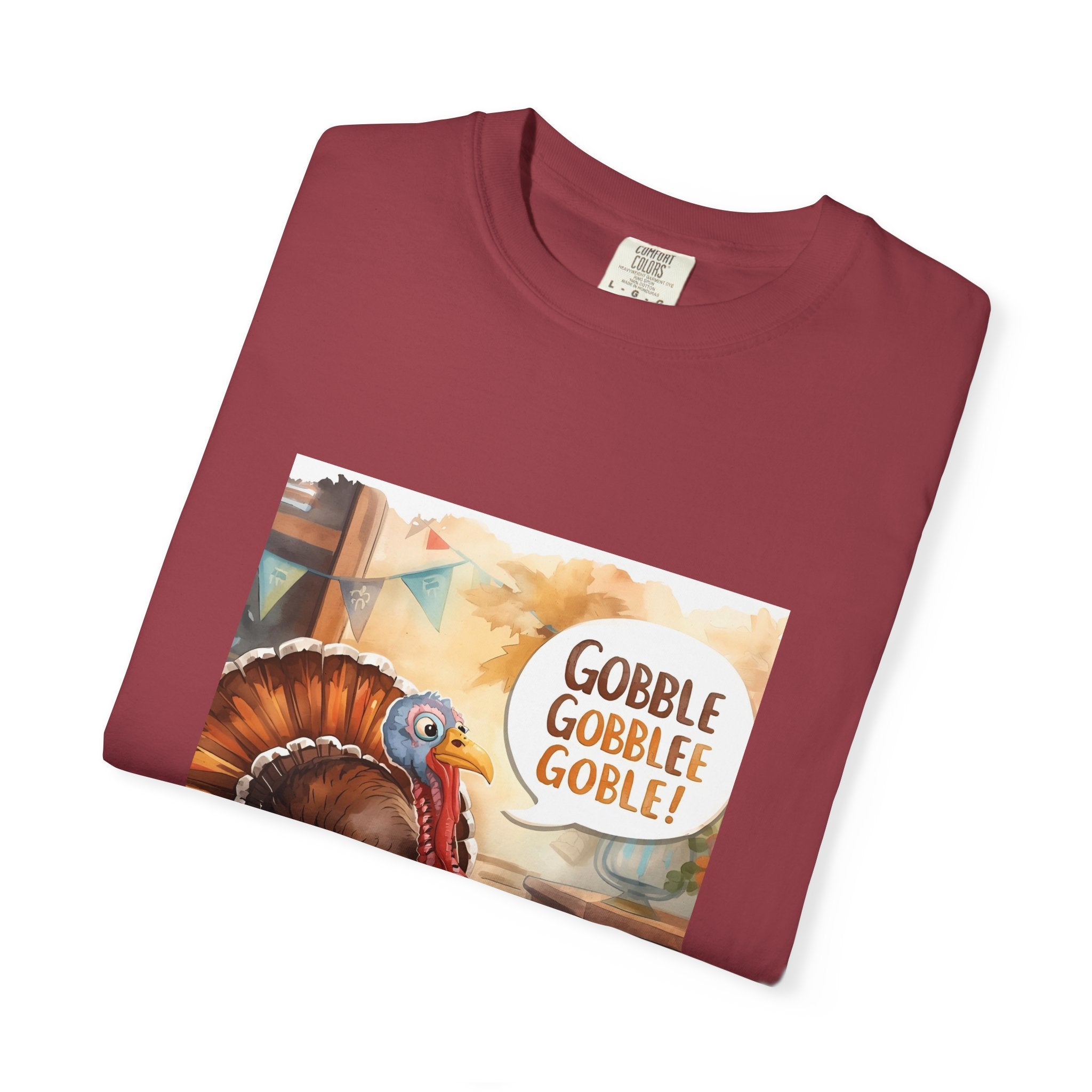 Thanksgiving Turkey T-Shirt | Gobble Gobble Graphic Tee | Fall Apparel, Holiday Gift, Casual Wear, Unisex Style, Autumn Collection
