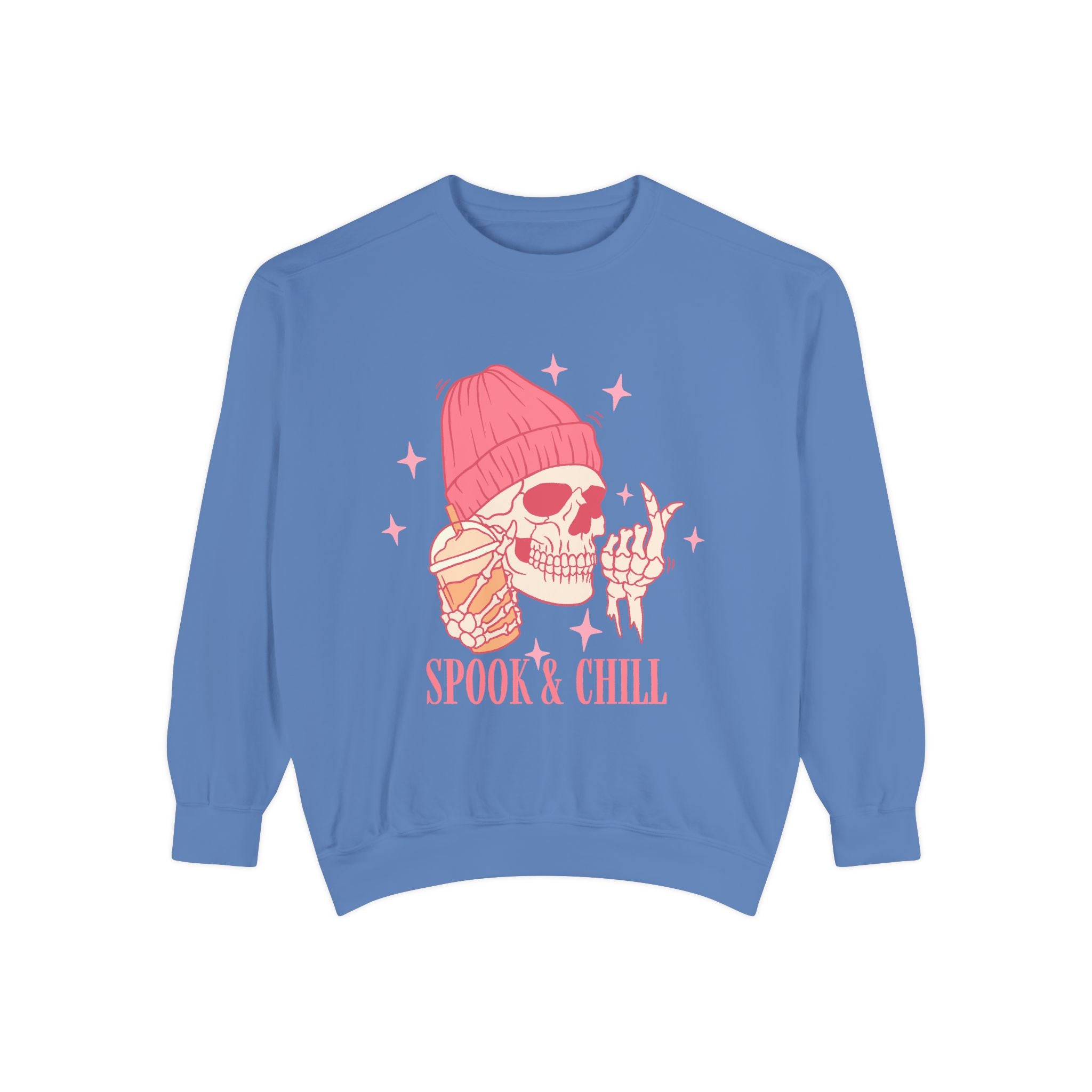 Spook & Chill Unisex Garment-Dyed Sweatshirt