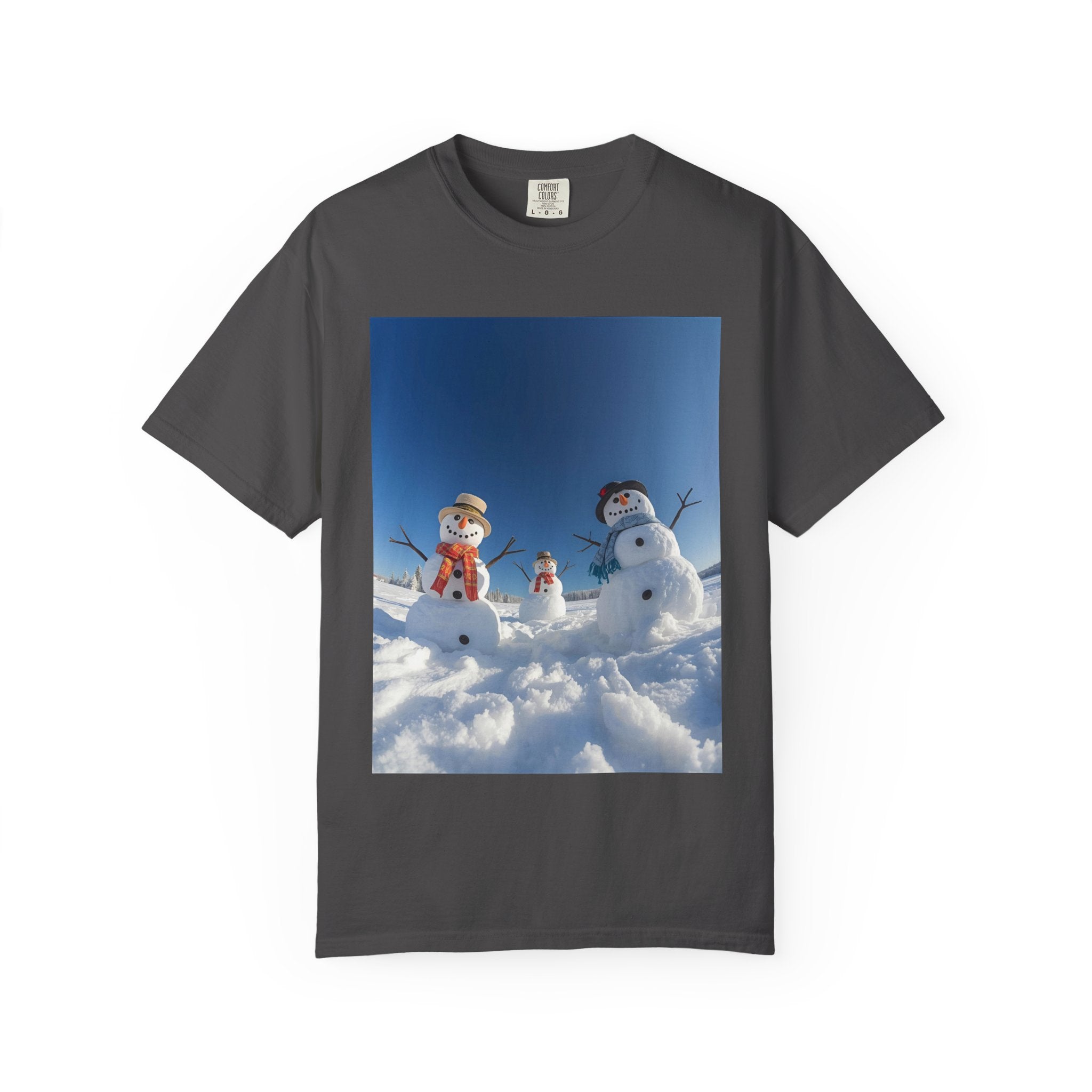Festive Christmas Winter Wonderland Snowman T-shirt, Holiday Apparel, Christmas Gift, Unisex Tees, Cozy Winter Outfit, Family Fun