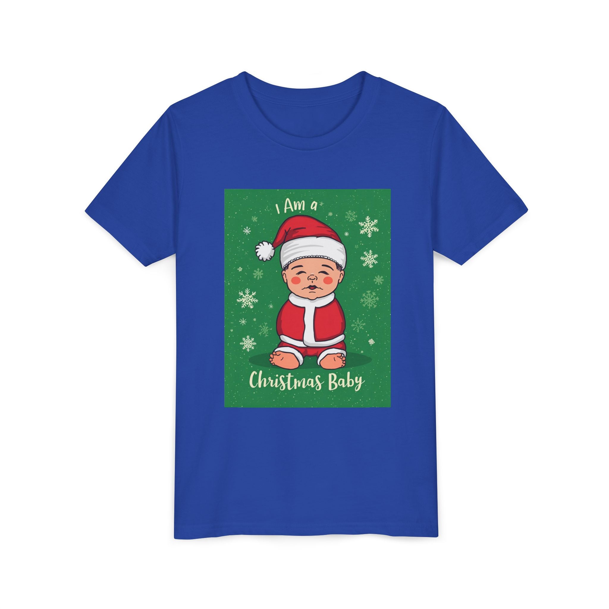 I Am A Christmas Baby Youth Short Sleeve Tee