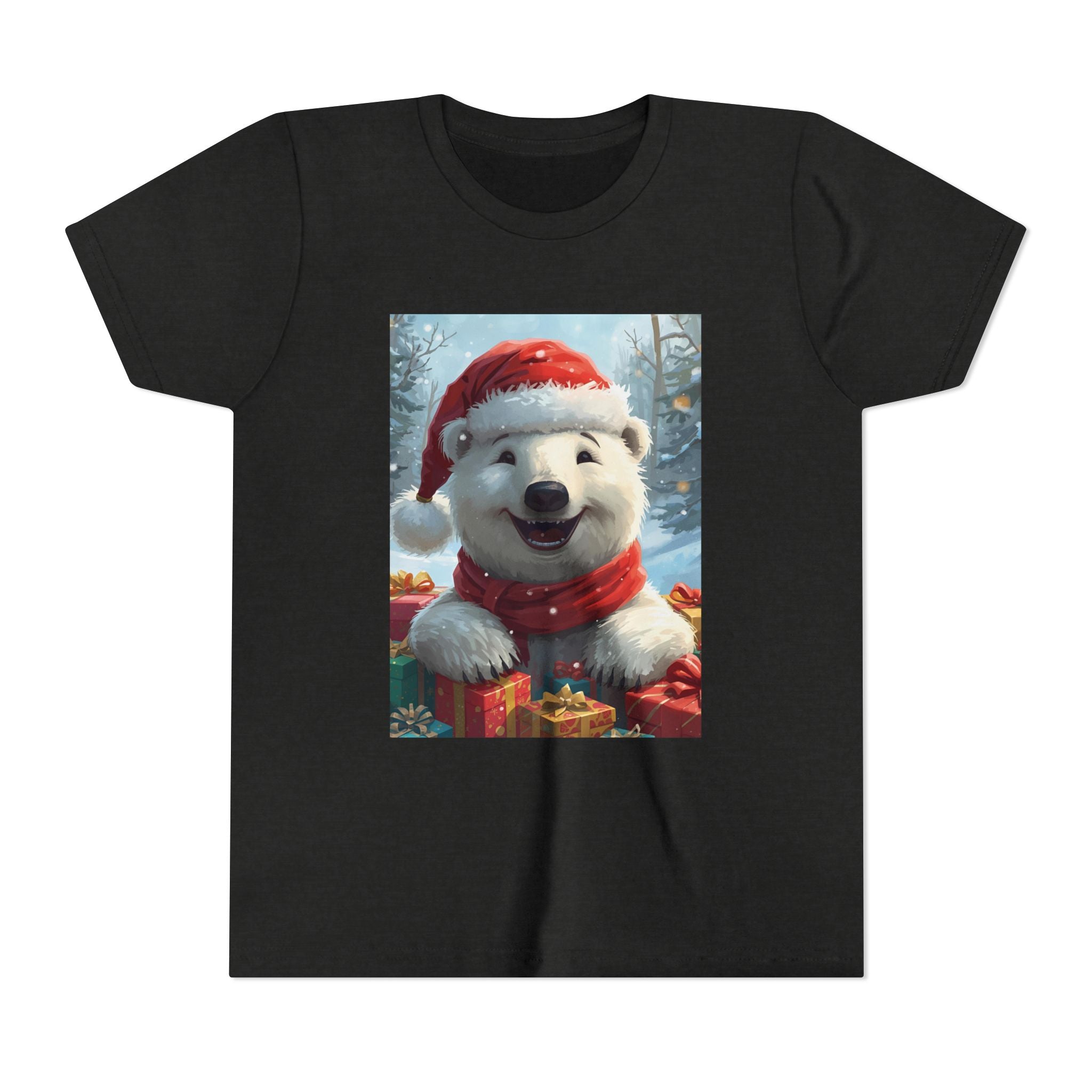 Christmas Bear Youth Short Sleeve Tee