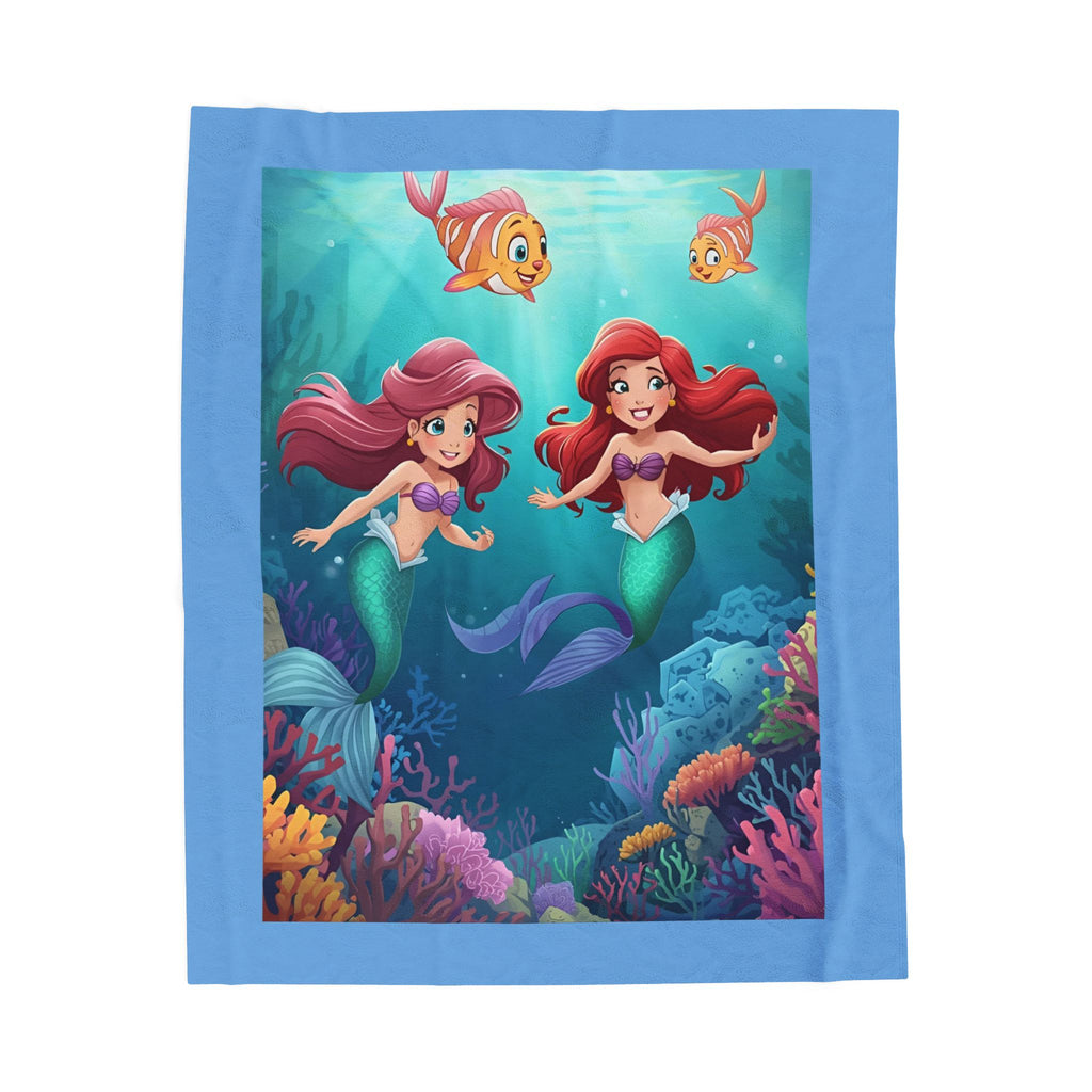 Mermaid Velveteen Plush Blanket