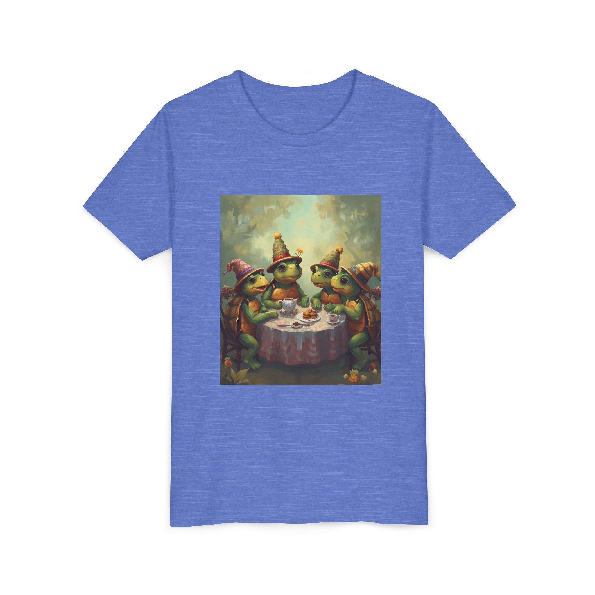 Whimsical Turtle Youth Short Sleeve Tee