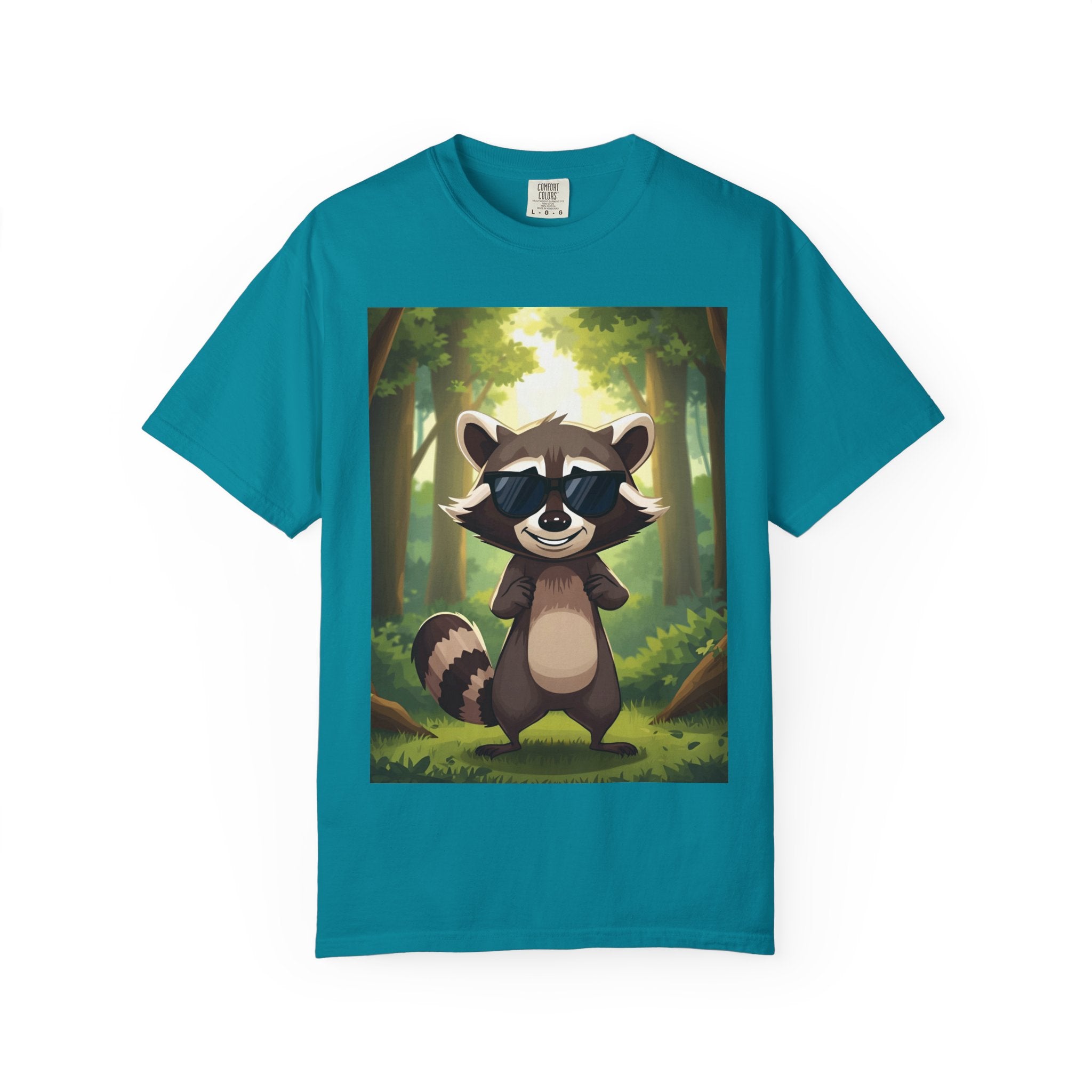 Whimsical Raccoon T-Shirt, Fun Nature Tee, Unisex Forest Shirt, Gift for Animal Lovers, Cute Wildlife Apparel