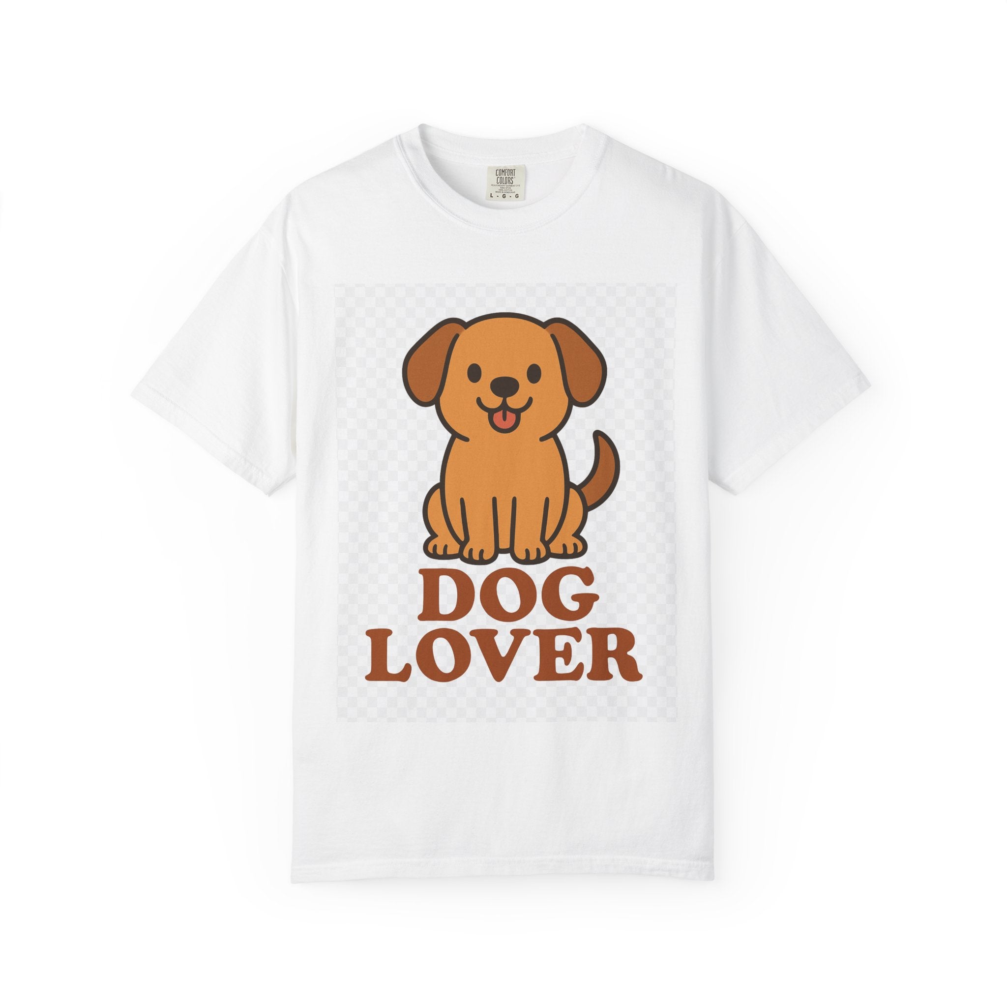 Dog Lover Garment-Dyed T-Shirt, Cute Animal Tee, Pet Parent Gift, Casual Dog Shirt, Unisex Doggy Apparel