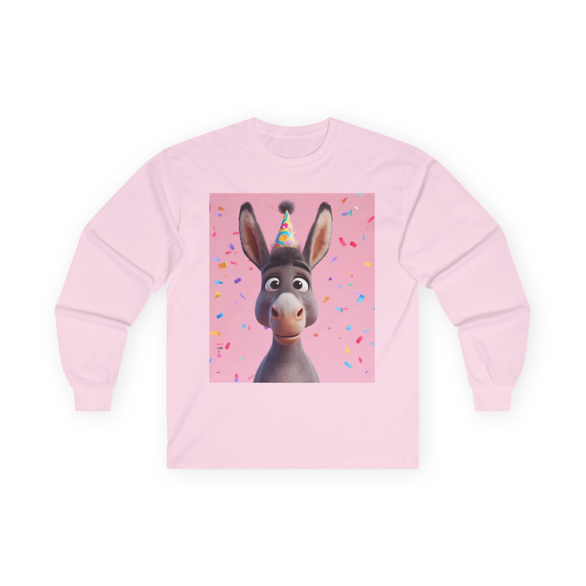Donkey Birthday Unisex Ultra Cotton Long Sleeve Tee