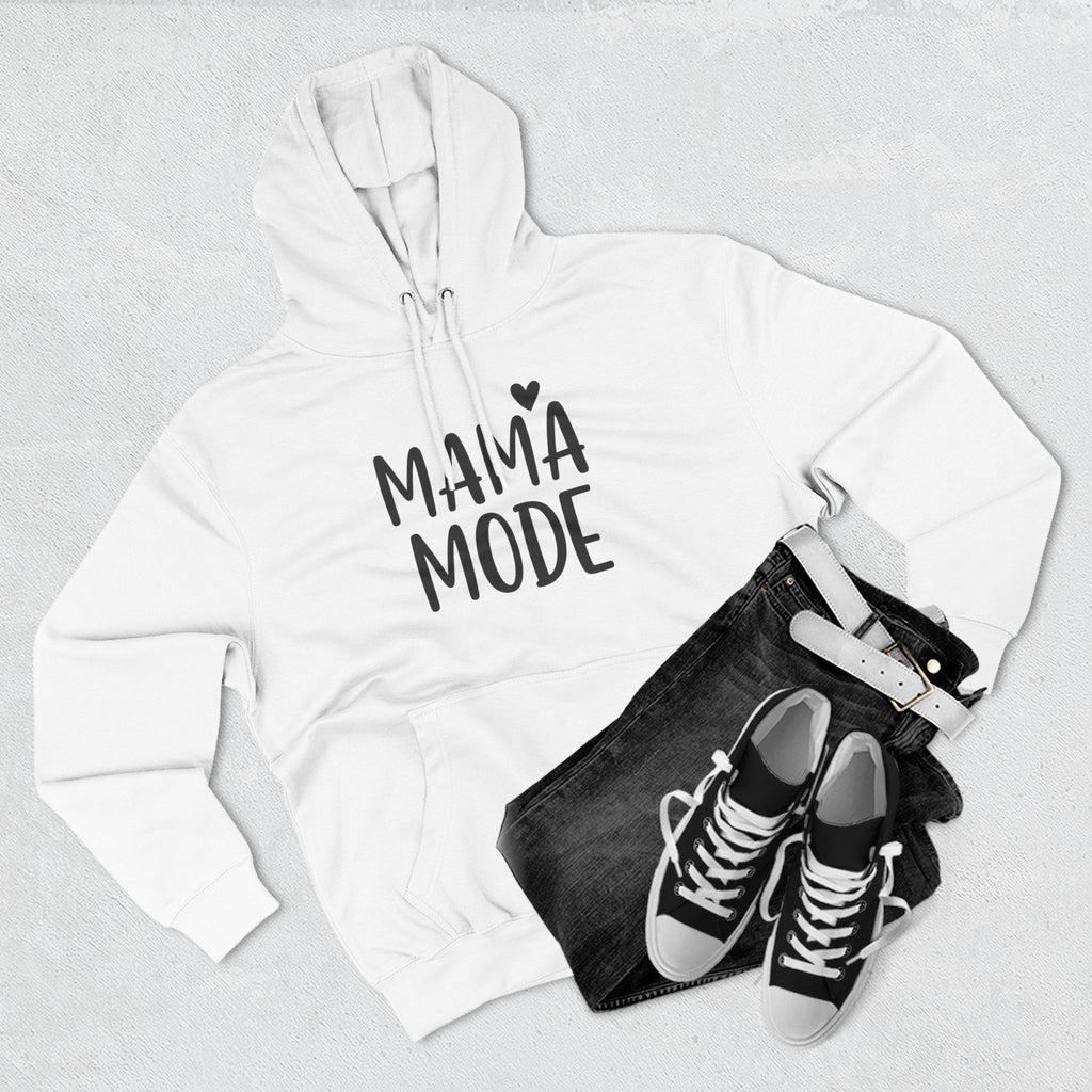 Mama Mode Hoodie — Cozy Fleece Motherhood Pullover