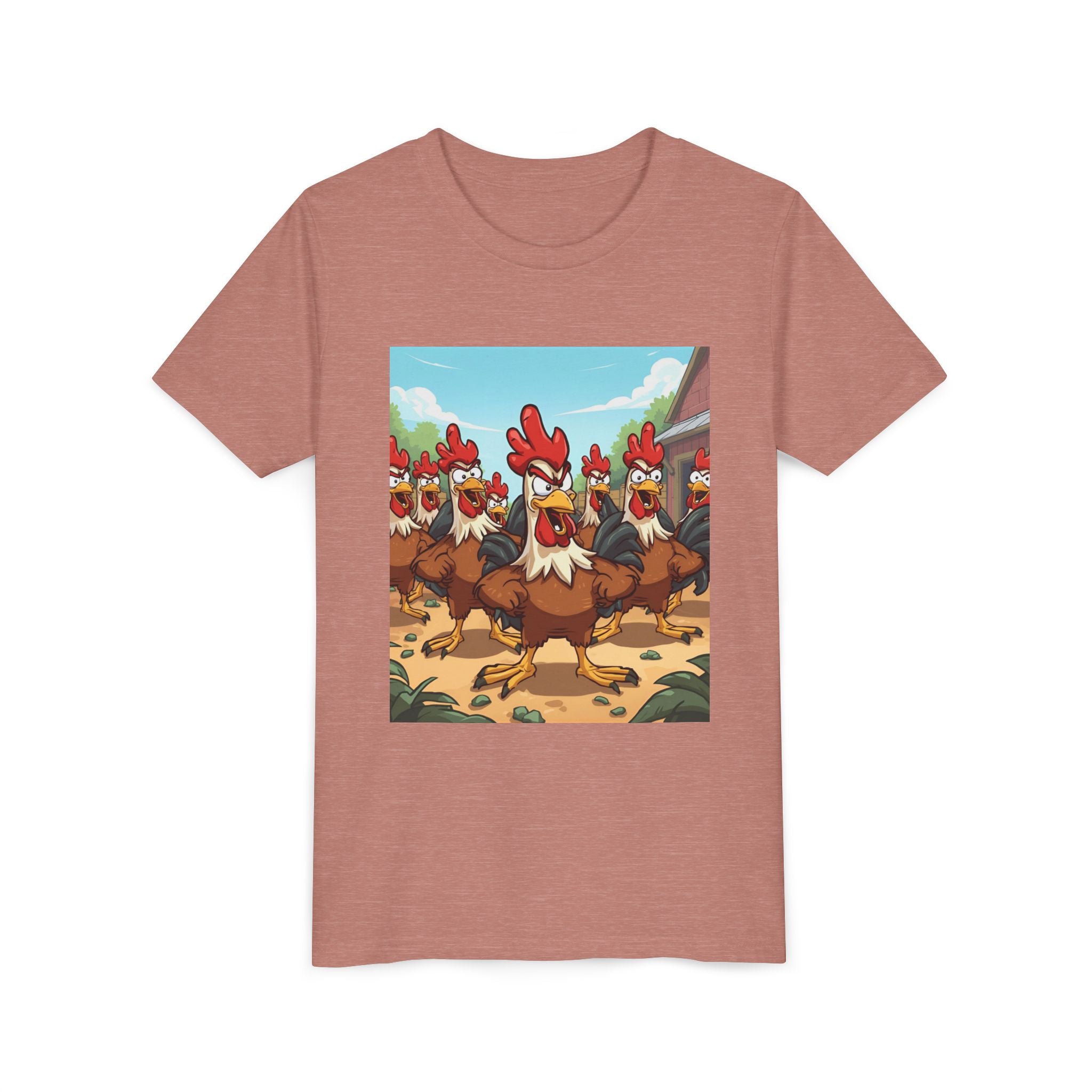 Chicken Funny Youth Short Sleeve Tee