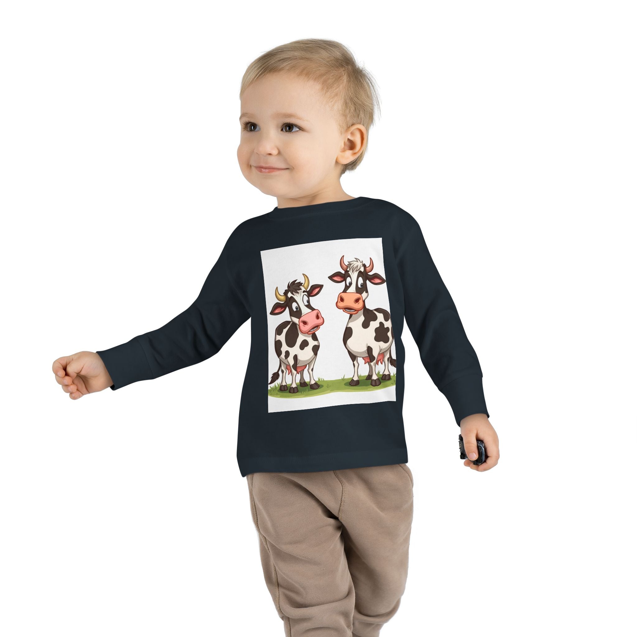 Cute Cows Toddler Long Sleeve Tee