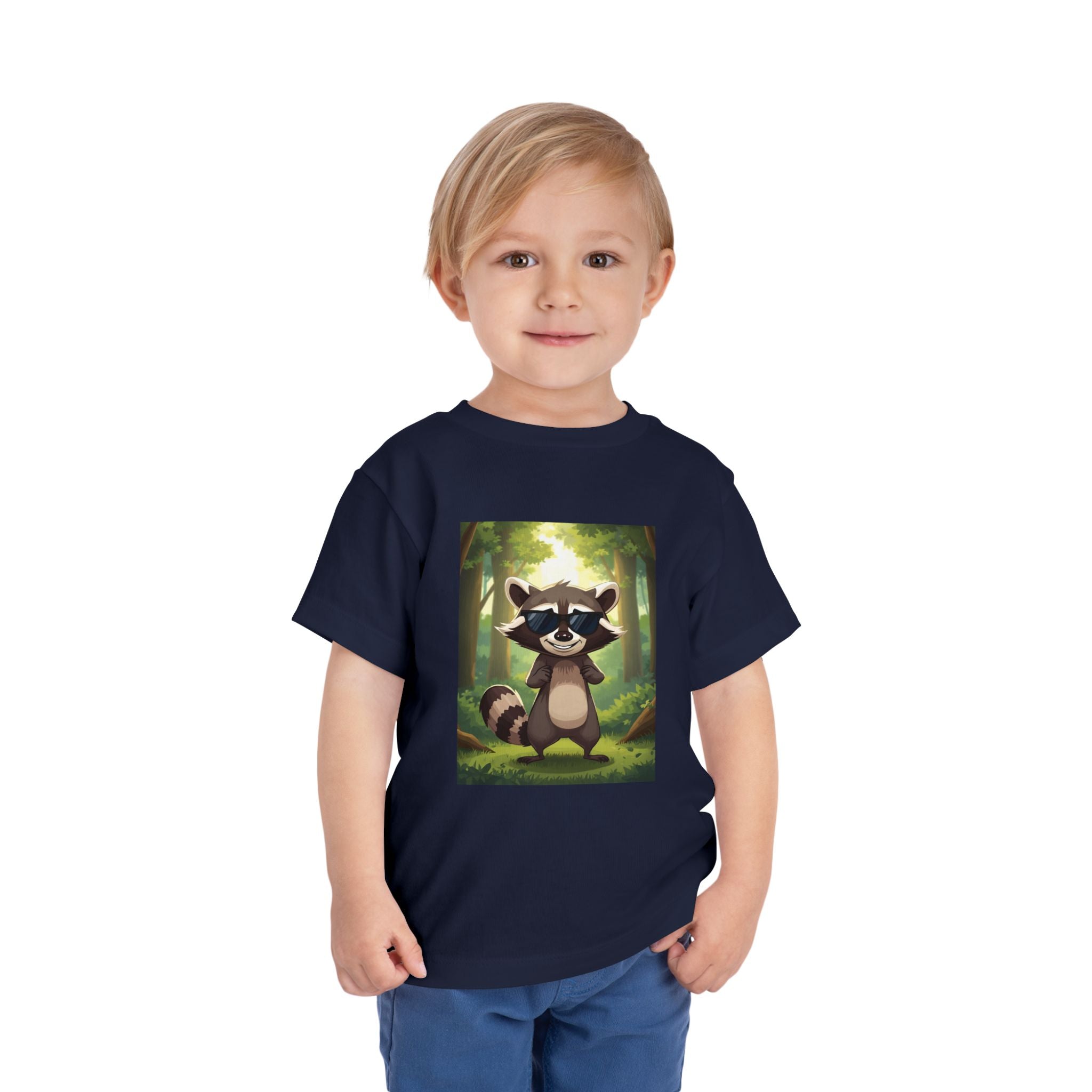 Raccoon Toddler Short Sleeve Tee