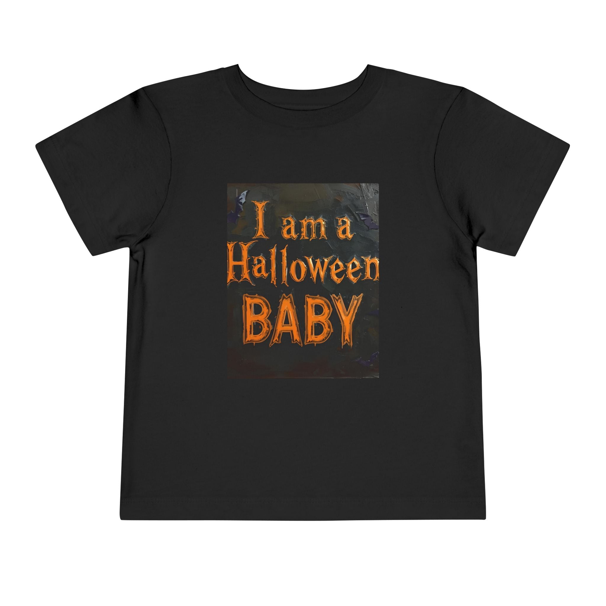 I Am A Halloween Baby Toddler Short Sleeve Tee