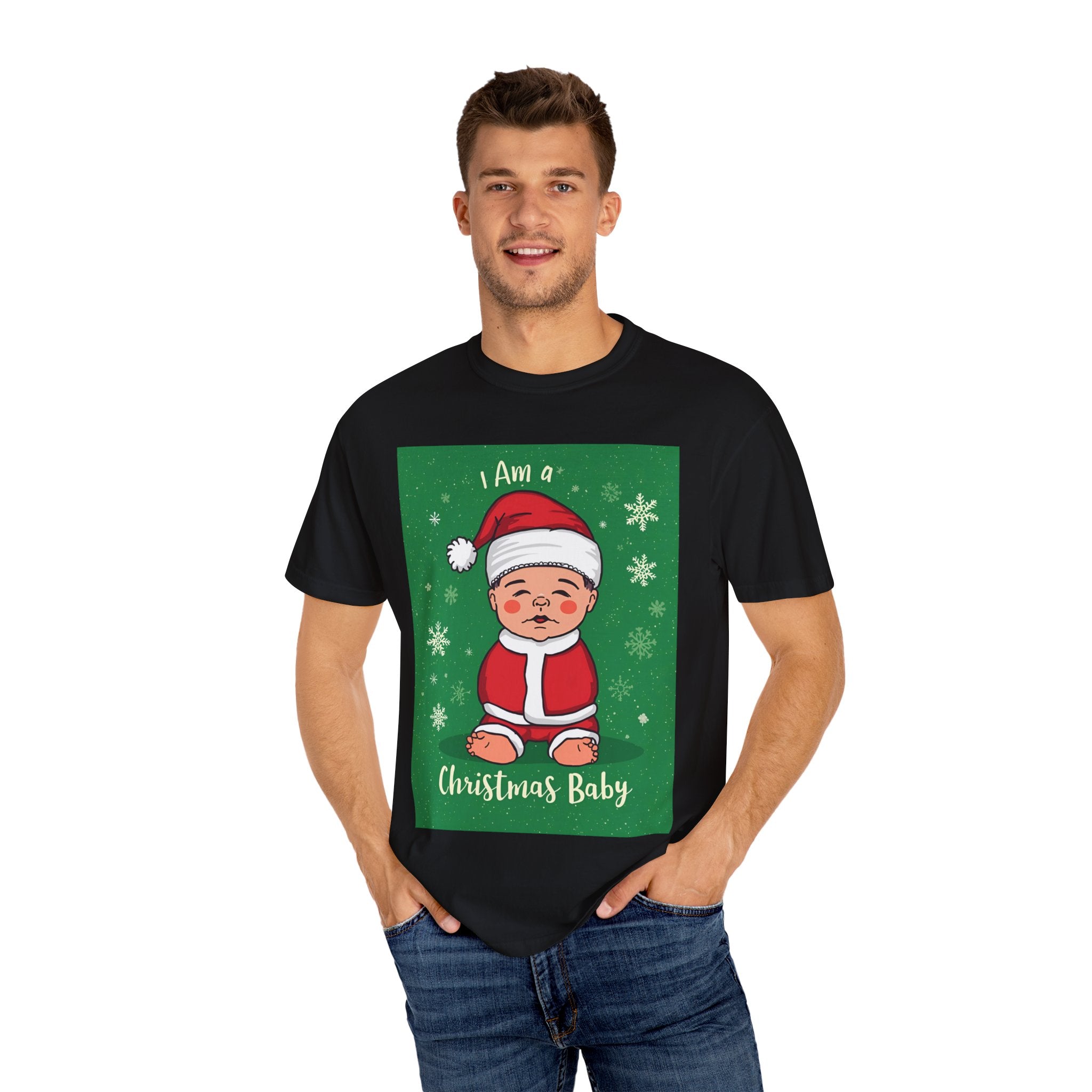 Christmas Baby T-Shirt, Cute Holiday Tee, Unisex Christmas Apparel, Baby's First Christmas, Family Matching Shirt