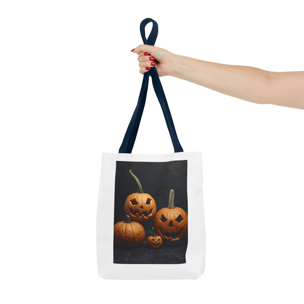 Spooky Halloween Pumpkin Tote Bag (AOP)