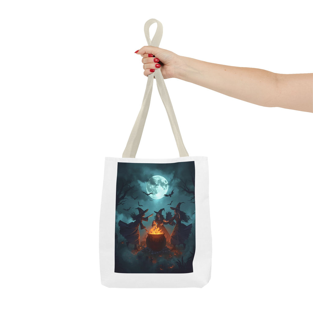 Spooky Halloween Tote Bag with Witches & Bats, Witchy Eco-Friendly Bag, Spooky Season Shopping Bag, Perfect for Halloween Parties, [...]