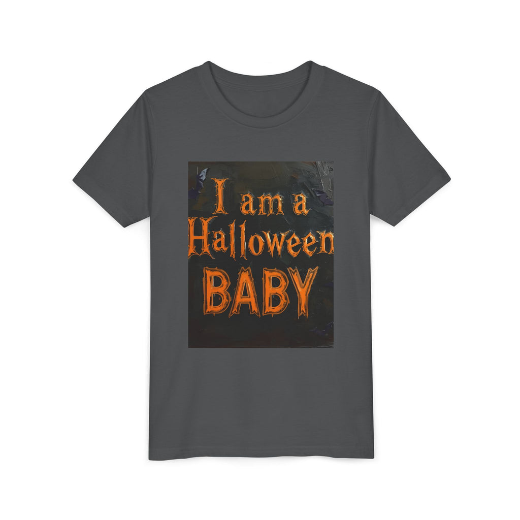 I Am A Halloween Baby Youth Short Sleeve Tee