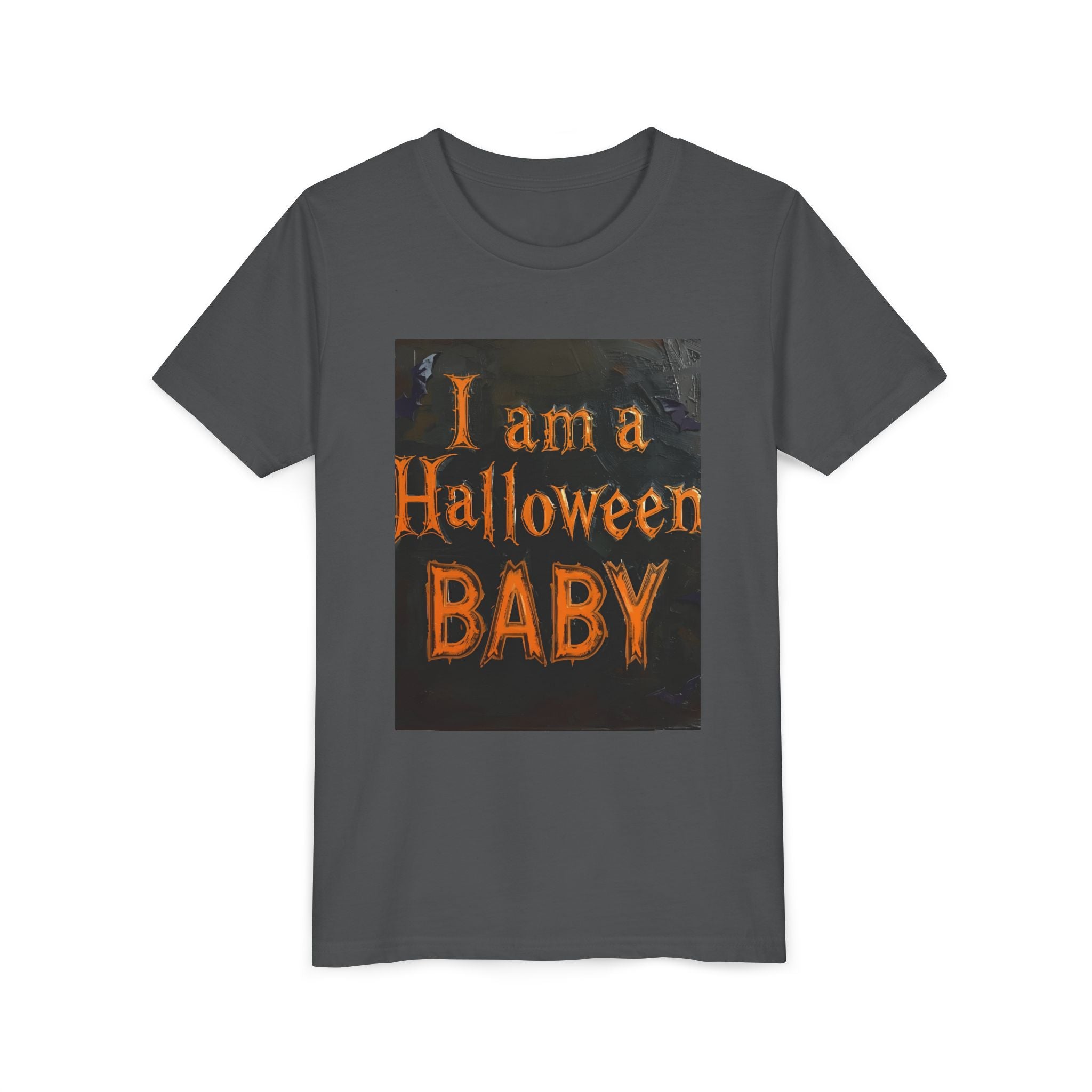 I Am A Halloween Baby Youth Short Sleeve Tee