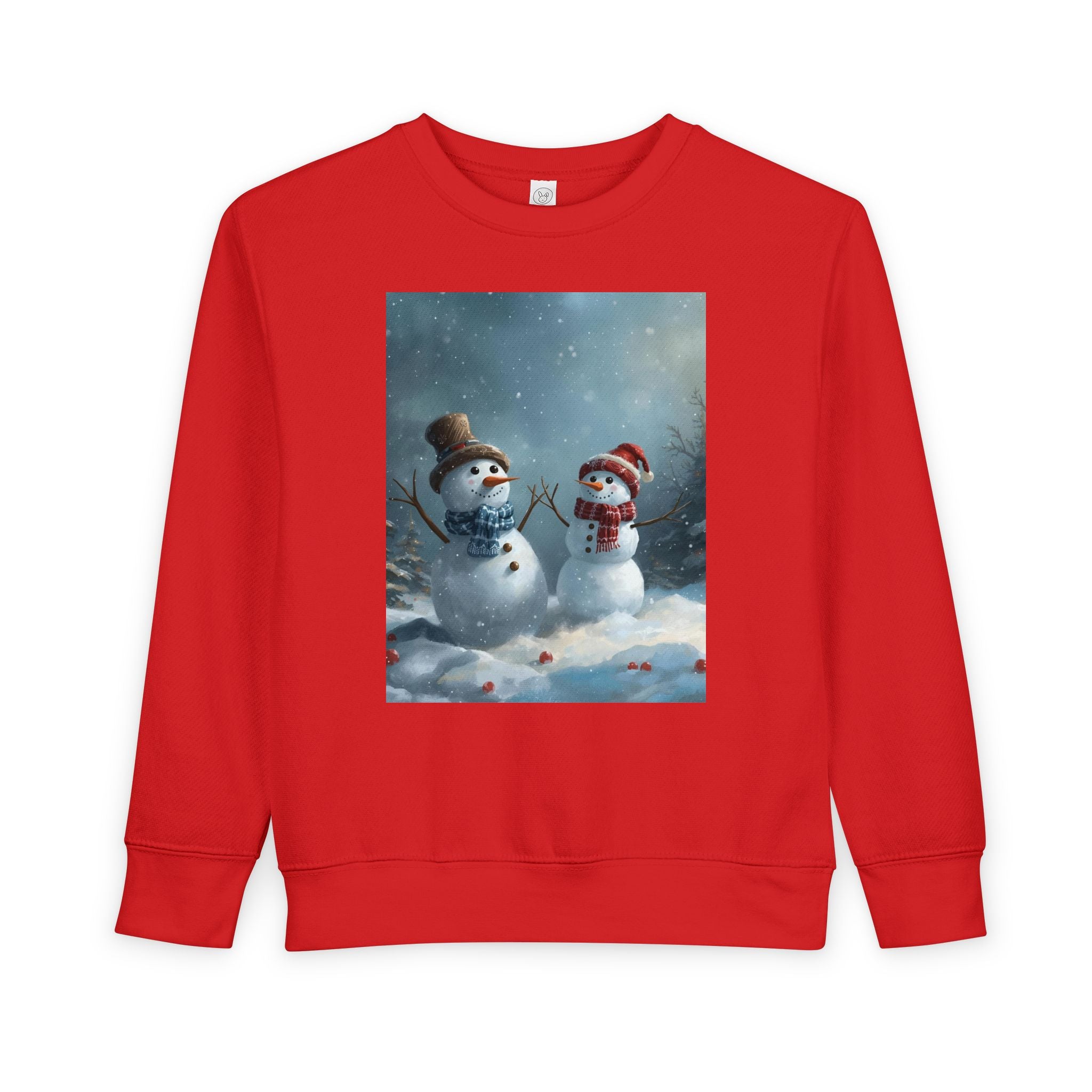 Christmas Snowman Toddler Sweatshirt