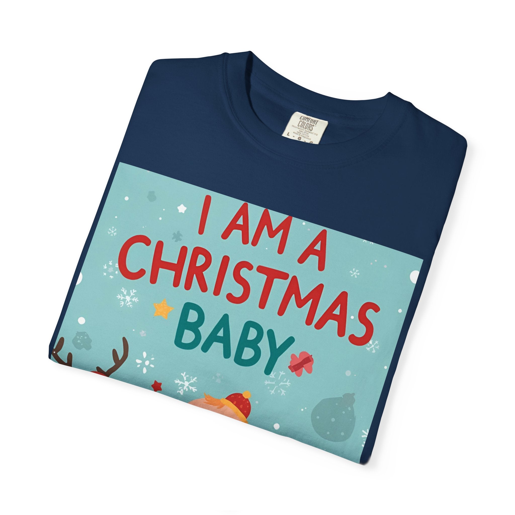 Christmas Baby T-shirt, Cute Christmas Shirt, Holiday Gift, Family Matching Tee, Unisex Kids Christmas Apparel, Baby's First Christmas