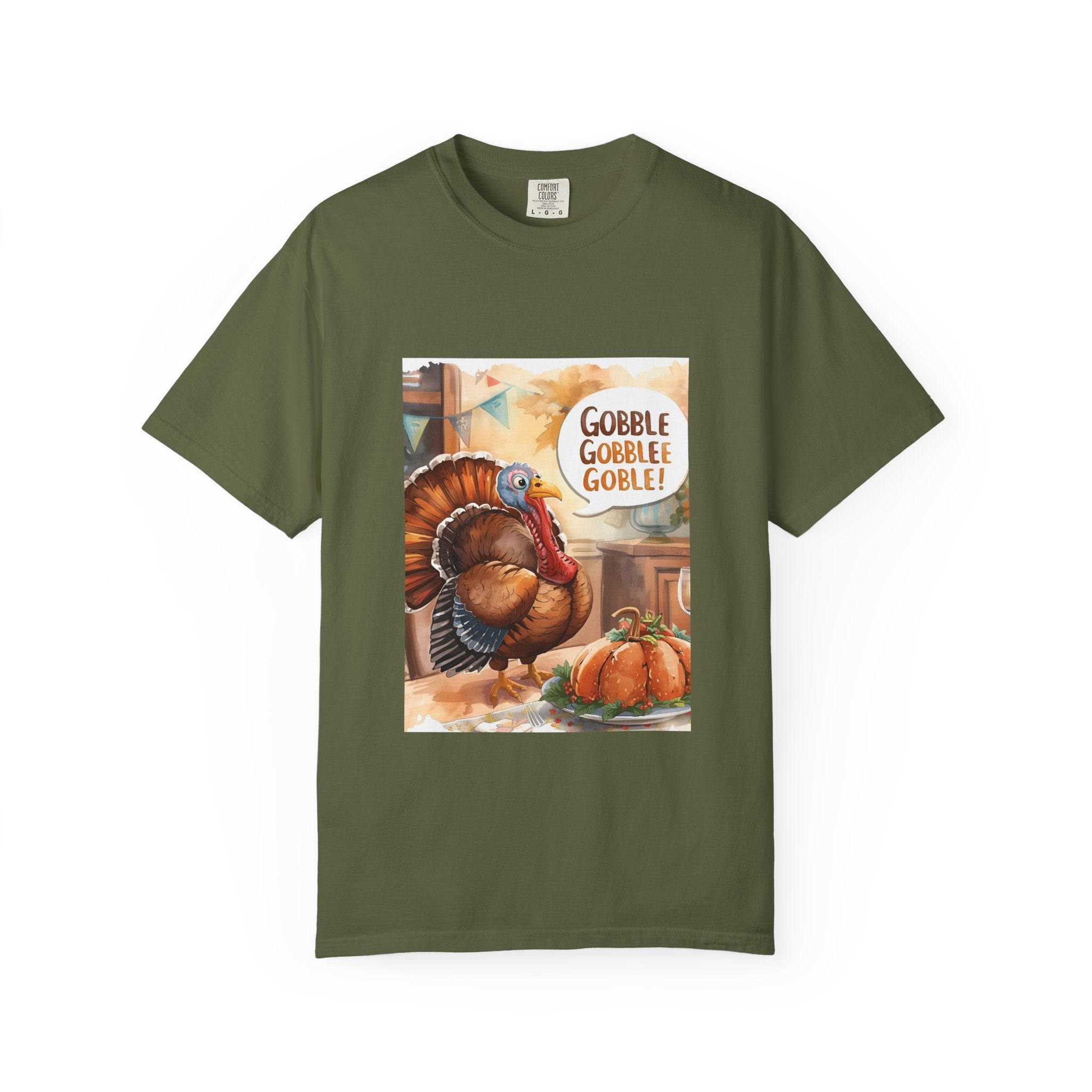 Thanksgiving Turkey T-Shirt | Gobble Gobble Graphic Tee | Fall Apparel, Holiday Gift, Casual Wear, Unisex Style, Autumn Collection