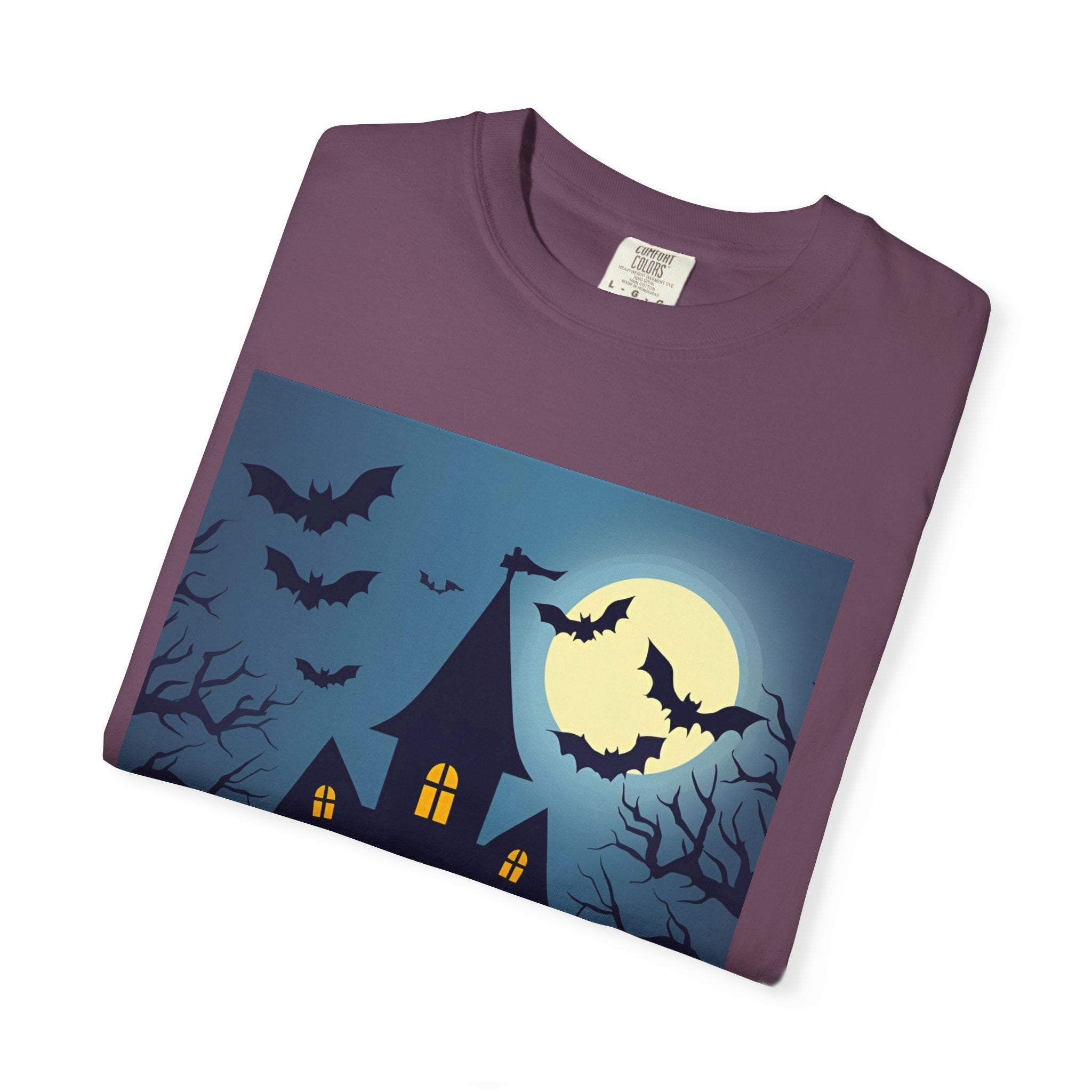 Haunted House Graphic T-Shirt | Halloween Tee, Unisex Shirt, Spooky Top, Fall Apparel, Gift for Halloween Lovers