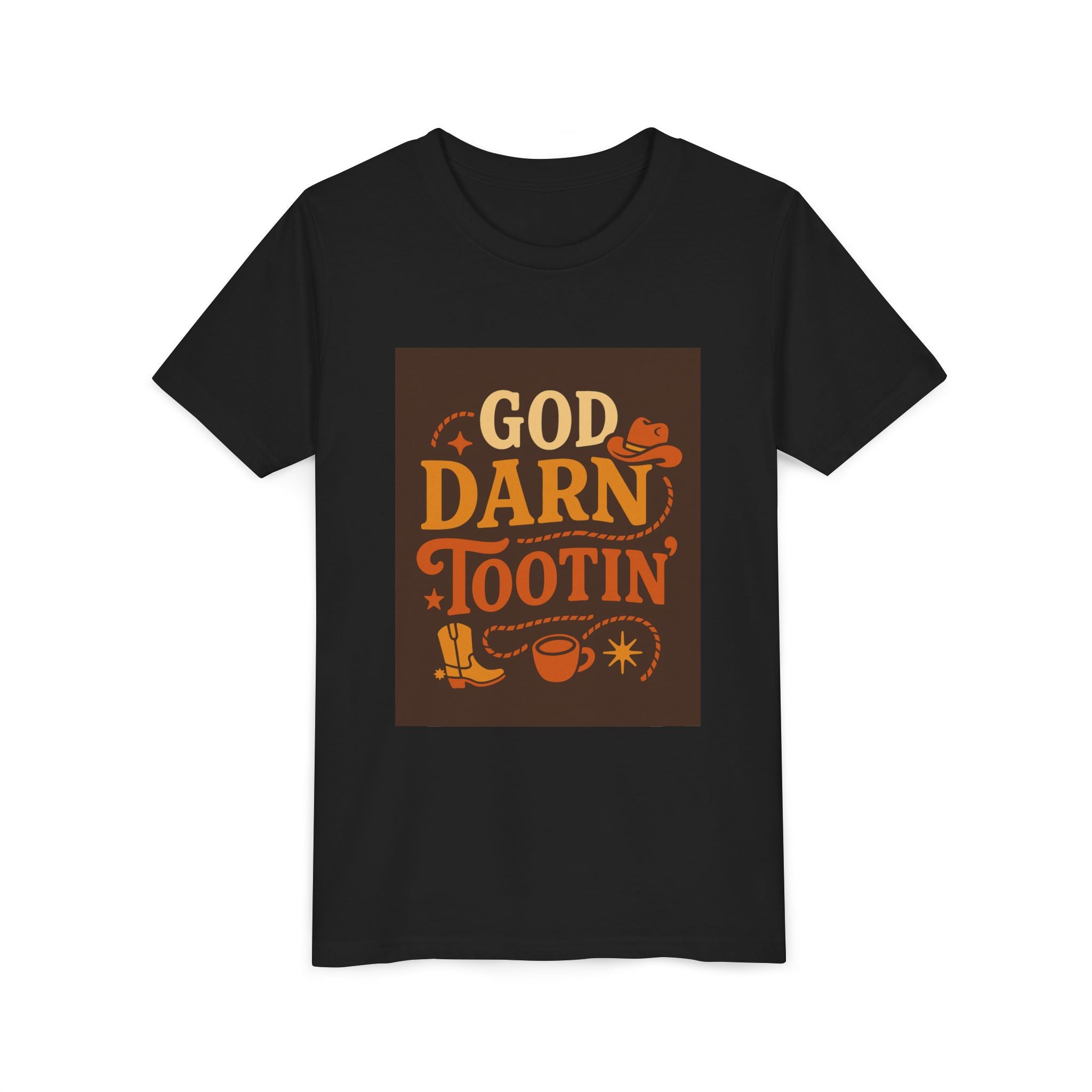 God Darn Tootin Youth Short Sleeve Tee