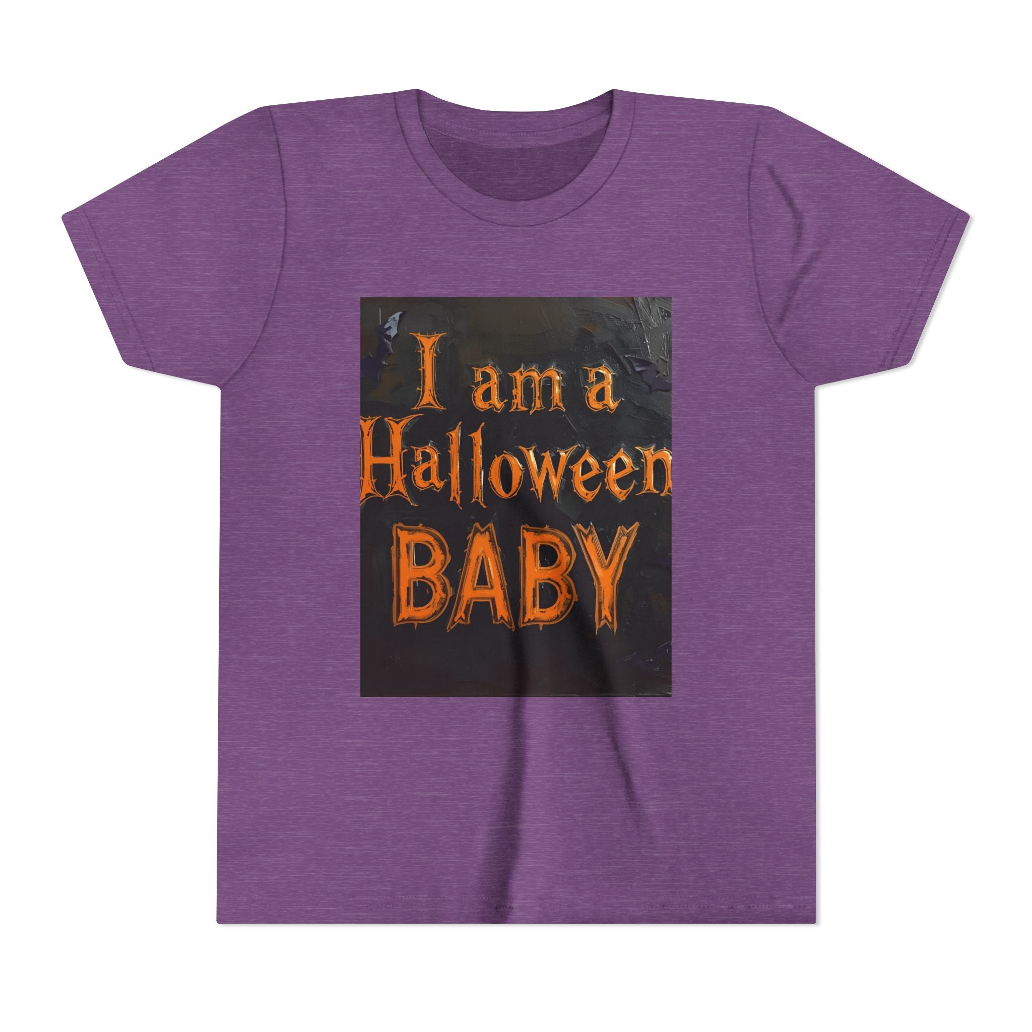 I Am A Halloween Baby Youth Short Sleeve Tee