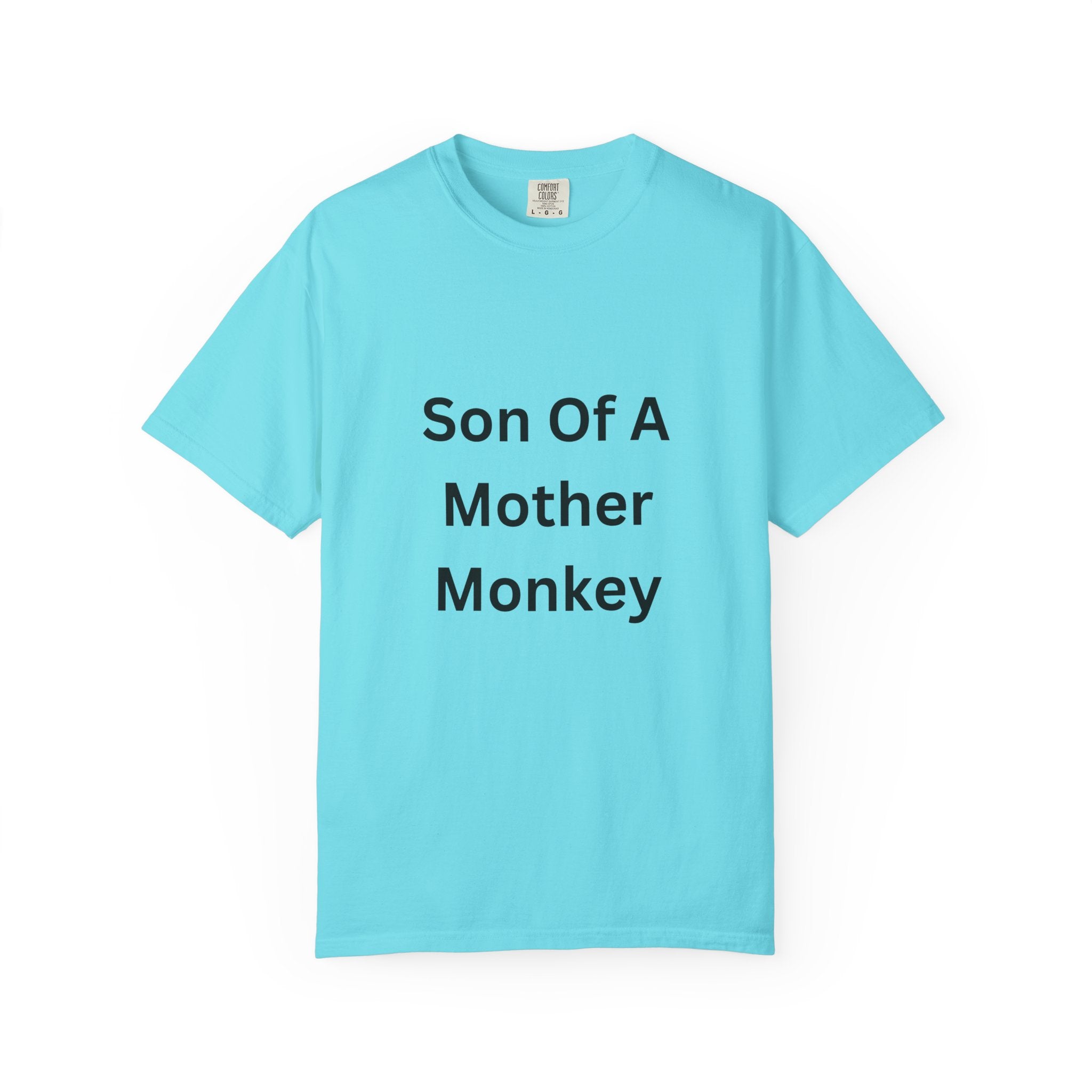 Unisex Humor T-shirt - "Son Of A Mother Monkey" - Funny Gift for Moms, Casual Wear, Birthday Gift, Eco-Friendly Tee, Unique Gift Idea