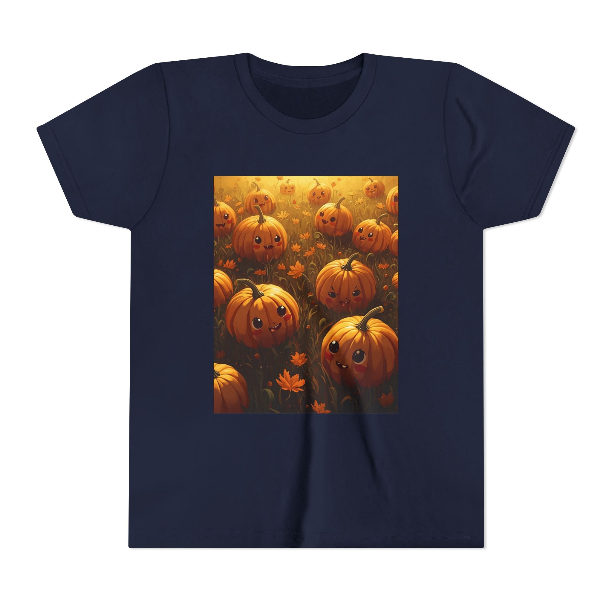 Pumpkin Halloween Youth Tee, Fall Shirt, Halloween Gift, Kids Halloween Apparel, Harvest Celebration T-shirt