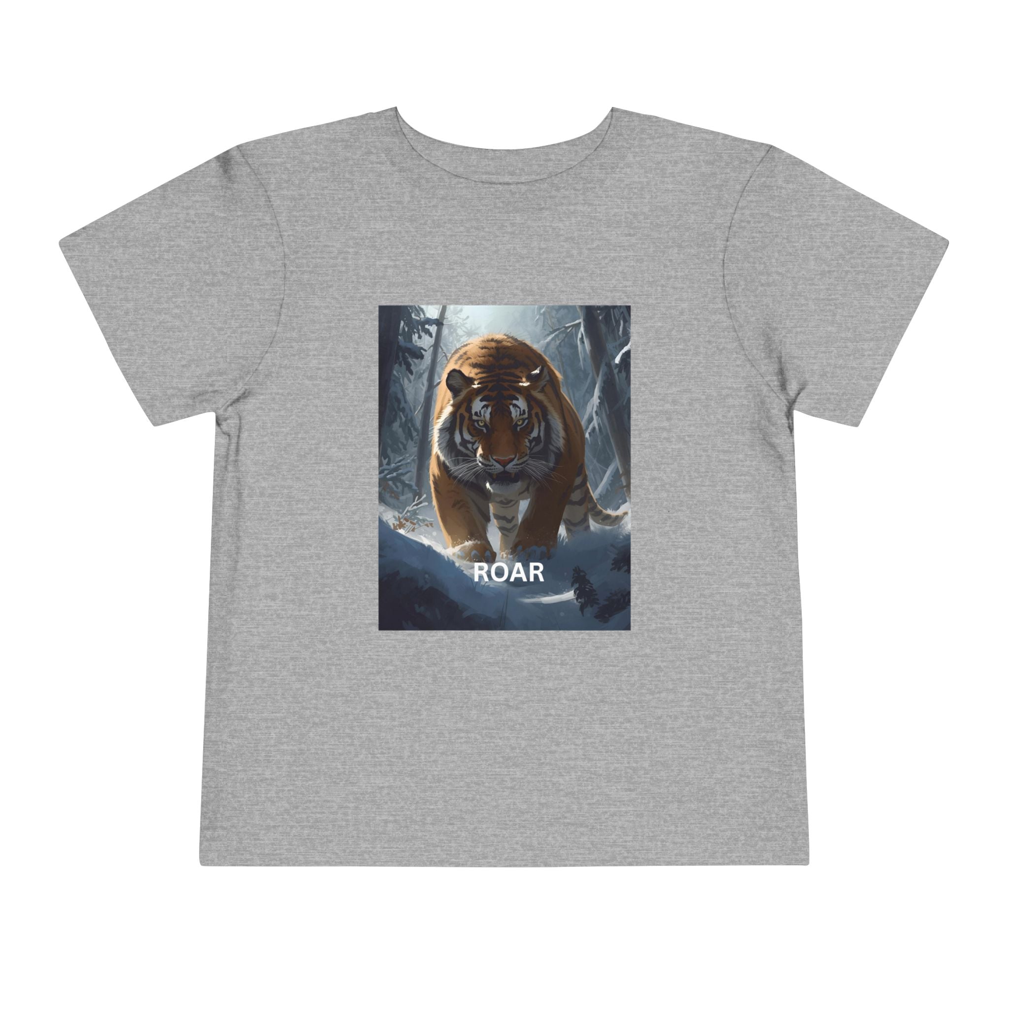 Tiger Roar Snow Toddler Short Sleeve Tee
