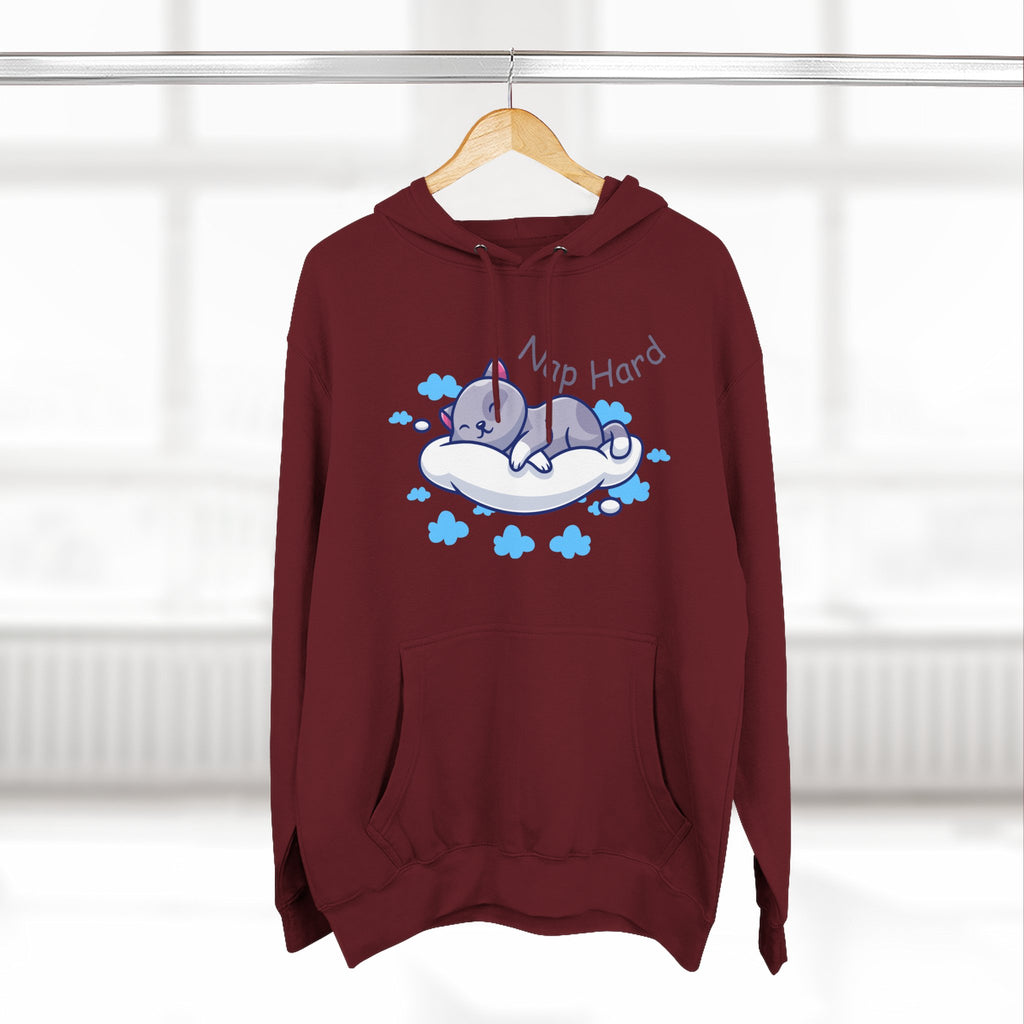 Cozy Cat Nap Hoodie - Perfect for Pet Lovers, Chill Days, Cozy Nights, Birthday Gift, Cat Pajama