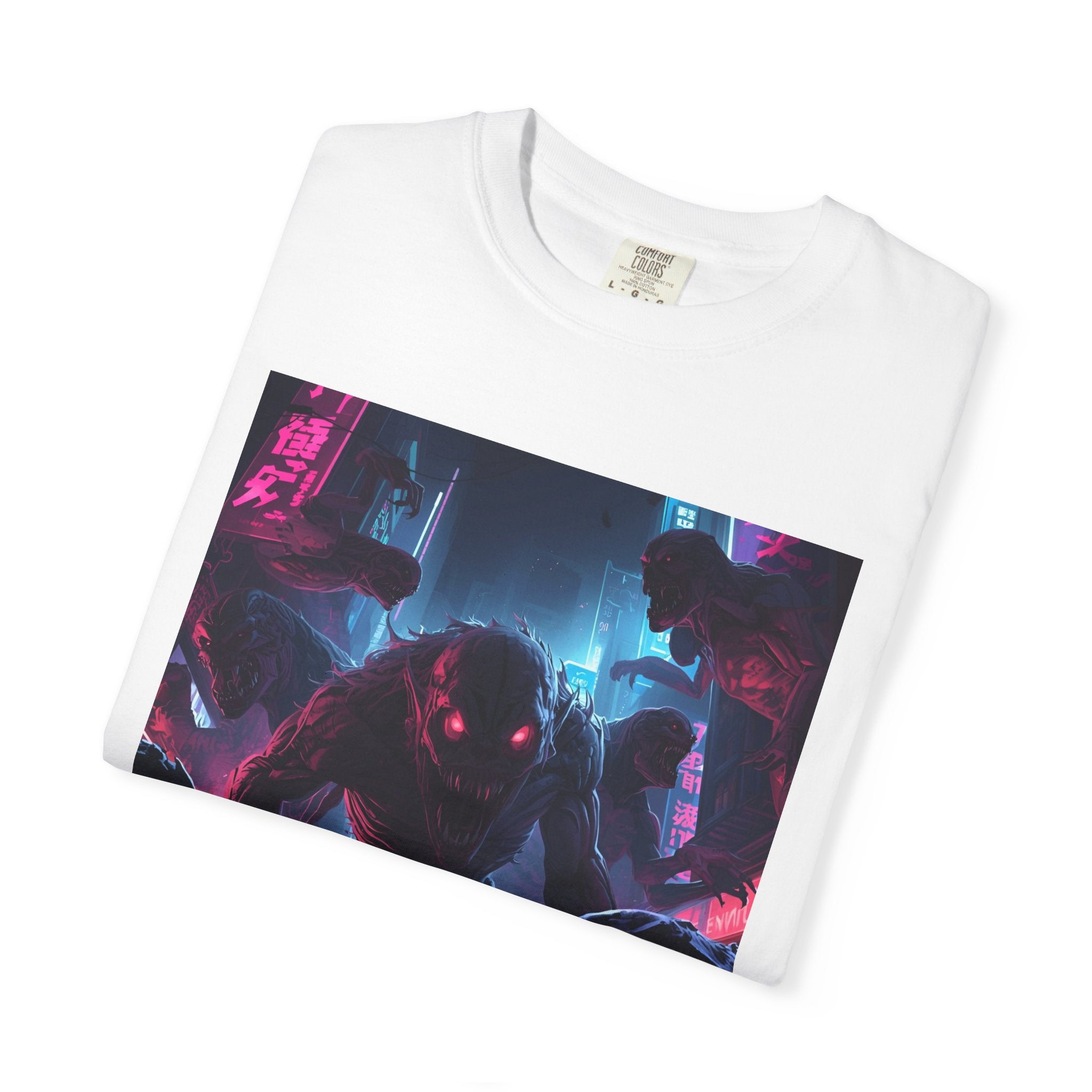 Spooky Creature Unisex Graphic Tee - Halloween Horror T-Shirt, Vintage Style, Spooky Gift, Unisex Halloween Apparel, Unique Costume Alternative