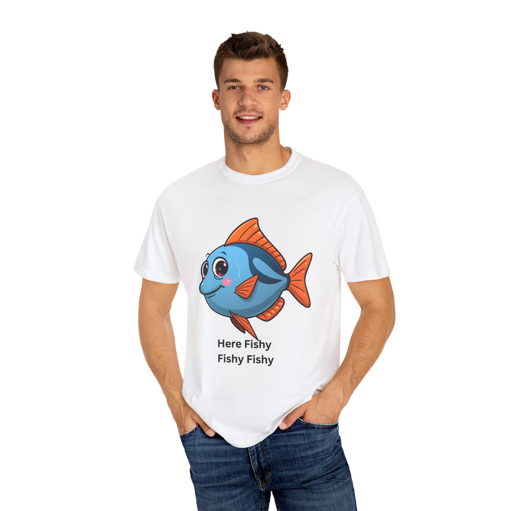 Fishy Fishy Fishy Unisex Garment-Dyed T-shirt