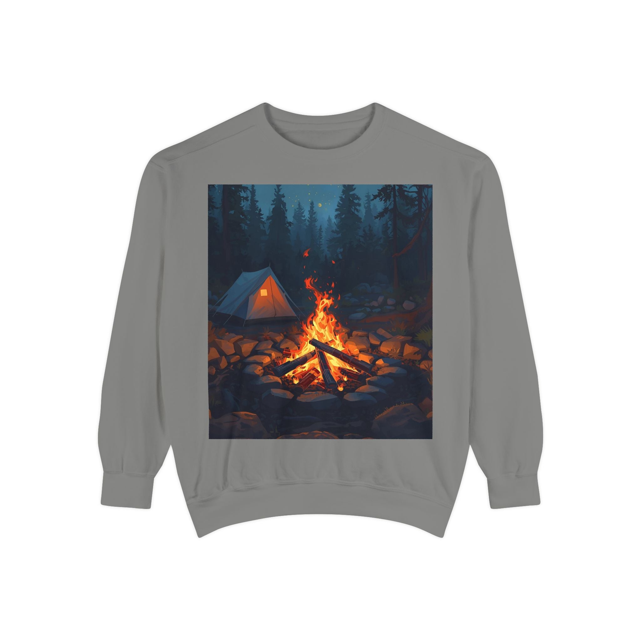 Cozy Campfire Unisex Garment-Dyed Sweatshirt