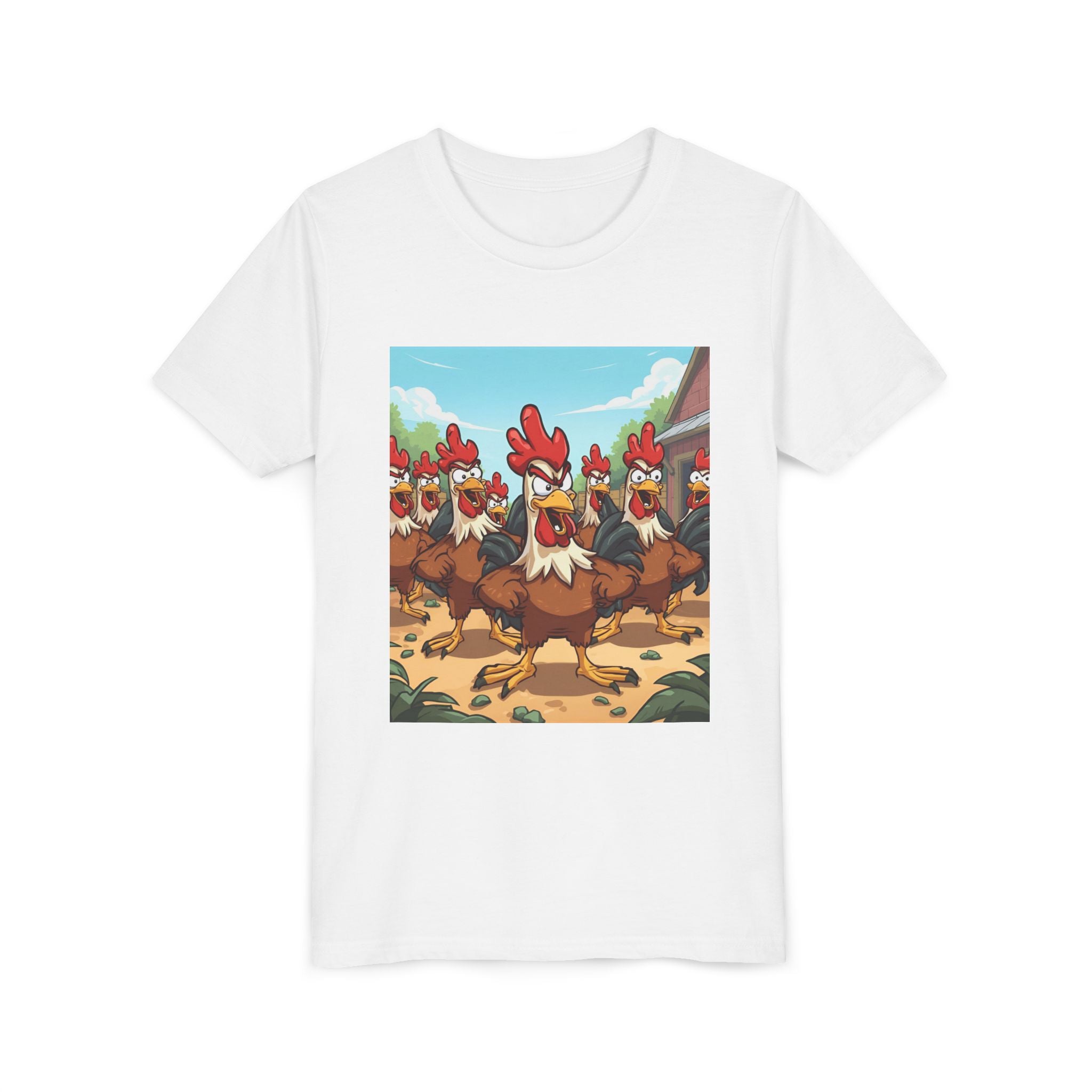 Chicken Funny Youth Short Sleeve Tee