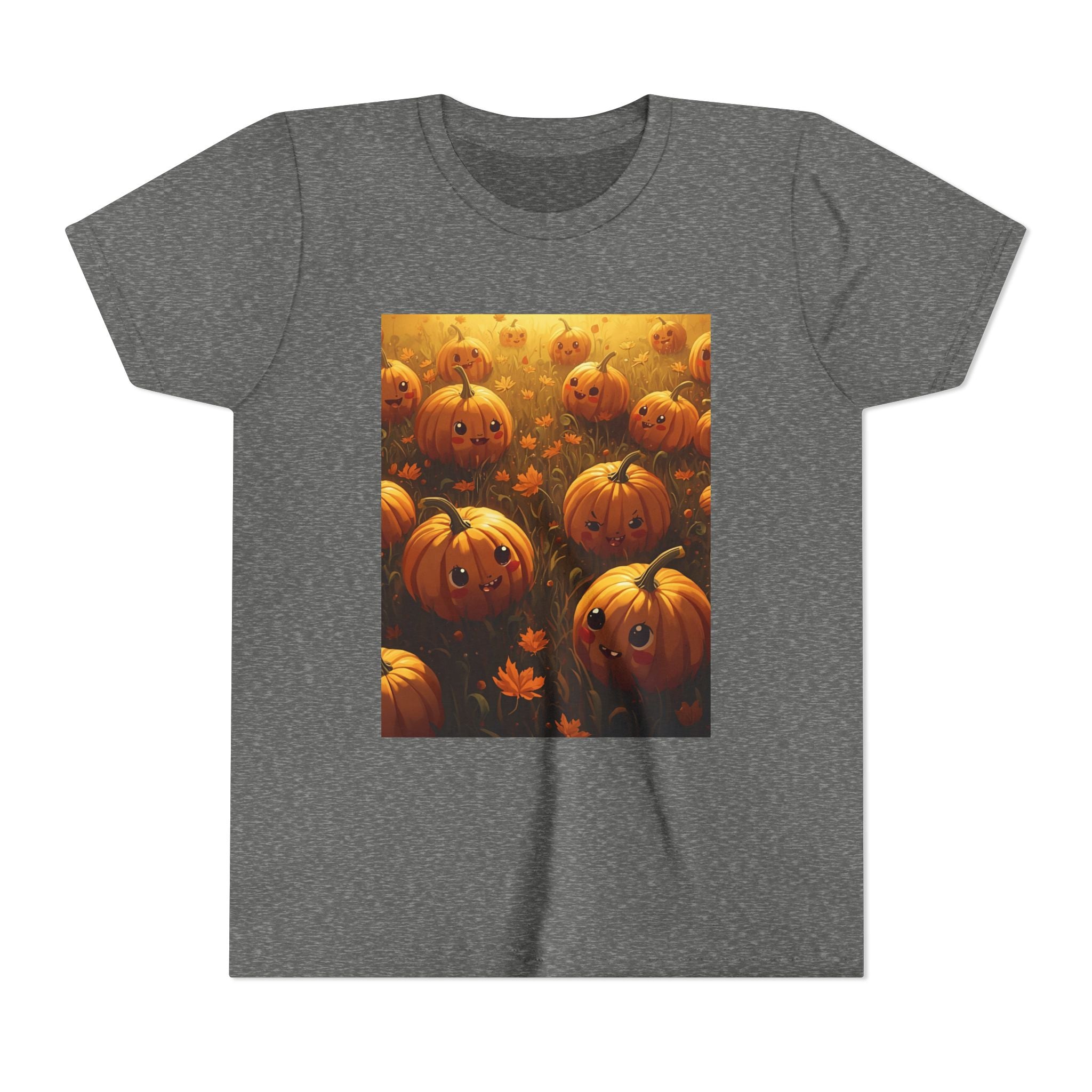 Pumpkin Halloween Youth Tee, Fall Shirt, Halloween Gift, Kids Halloween Apparel, Harvest Celebration T-shirt