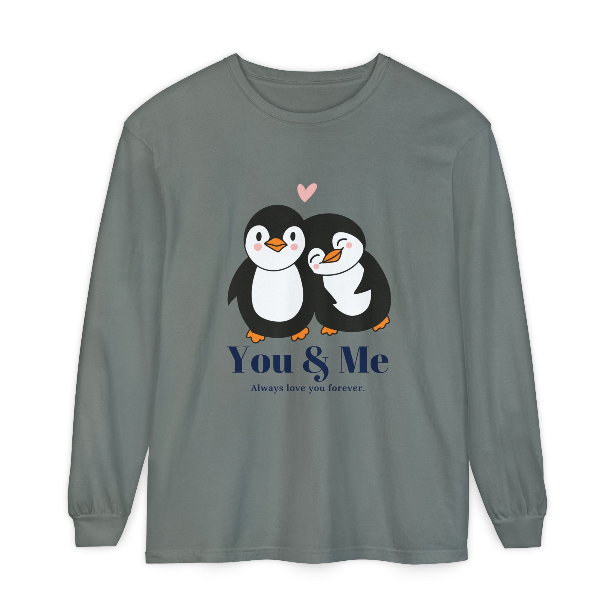 Adorable Penguin Love Long Sleeve T-Shirt | Cute Couples Gift, Valentine's Day Apparel, Matching Tees, Cozy Date Night Wear, [...]