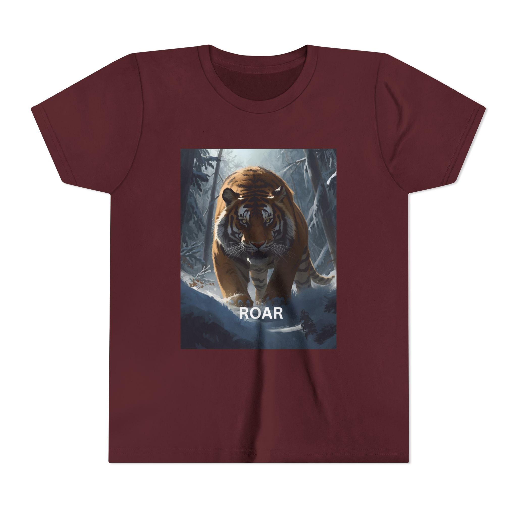 Tiger Roar Snow Youth Short Sleeve Tee