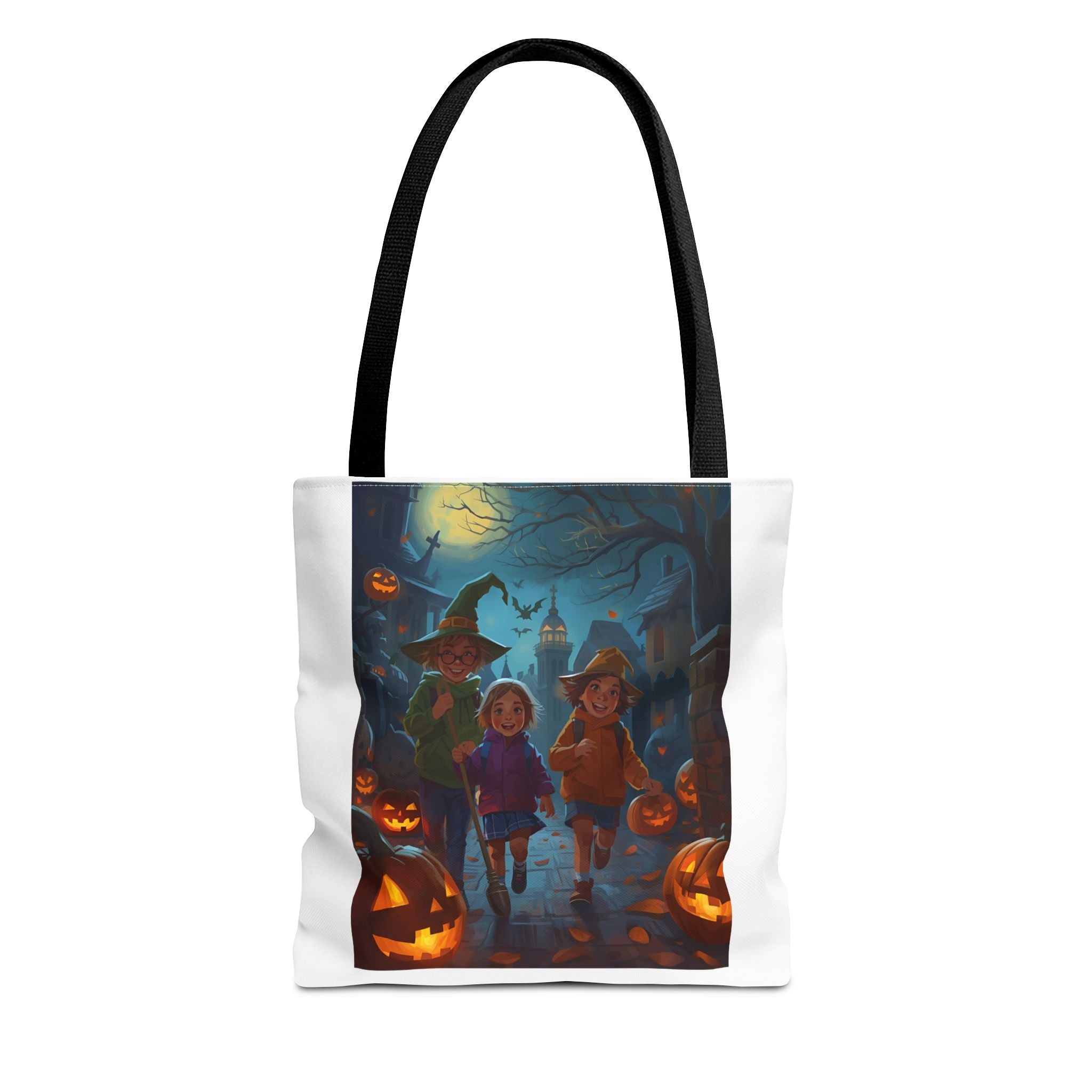 Halloween-Themed Tote Bag, Trick or Treat, Spooky Season, Kids Costume Accessory, Party Favor, Fall Festivities