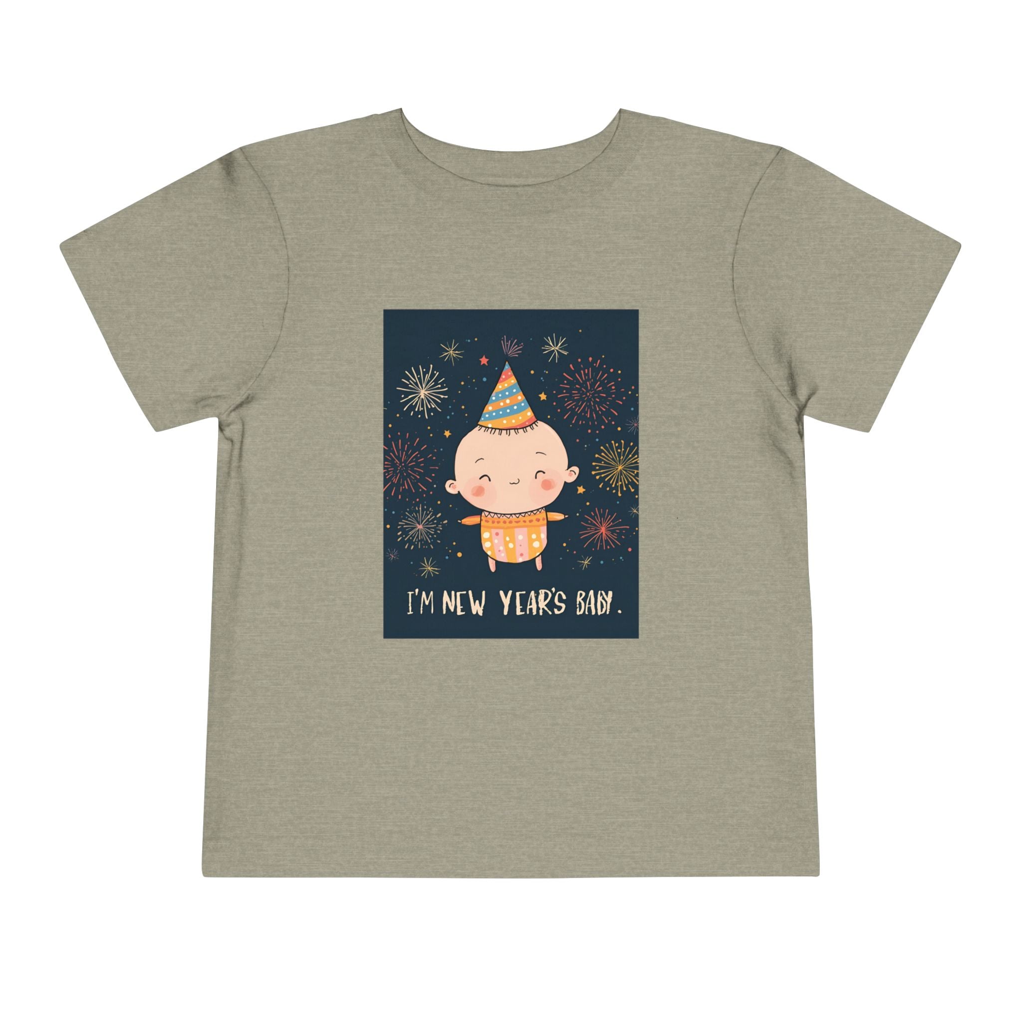 I Am A New Years Baby Toddler Short Sleeve Tee