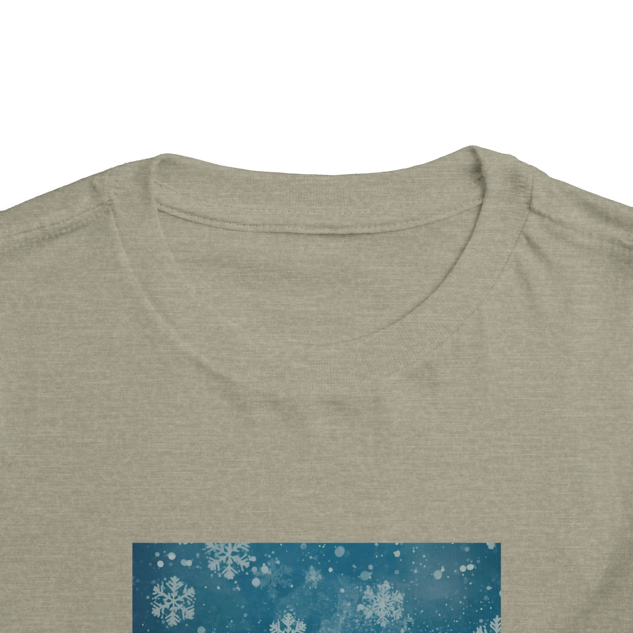 Cute Cat Festive Christmas Toddler Short Sleeve Tee