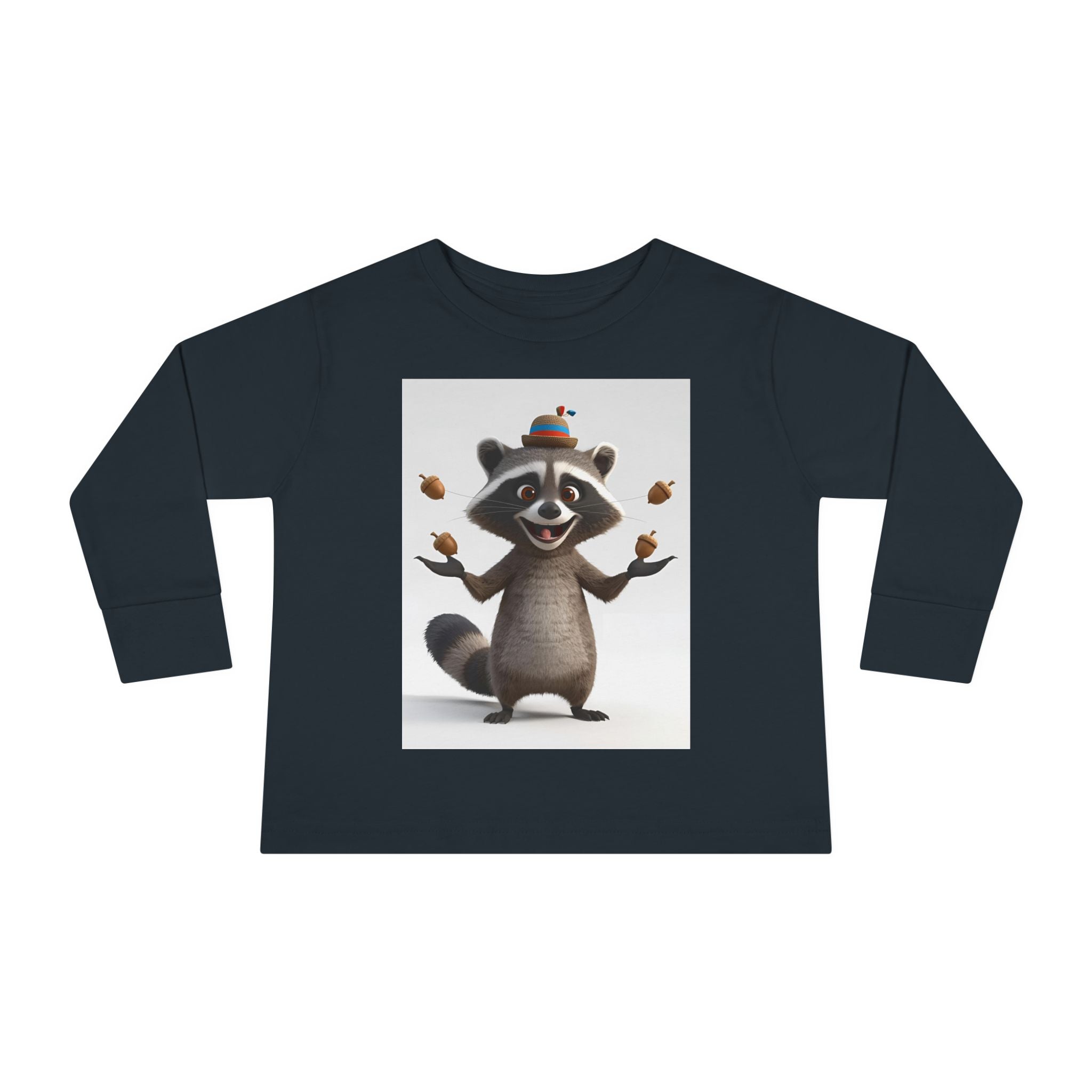 Raccoon Toddler Long Sleeve Tee