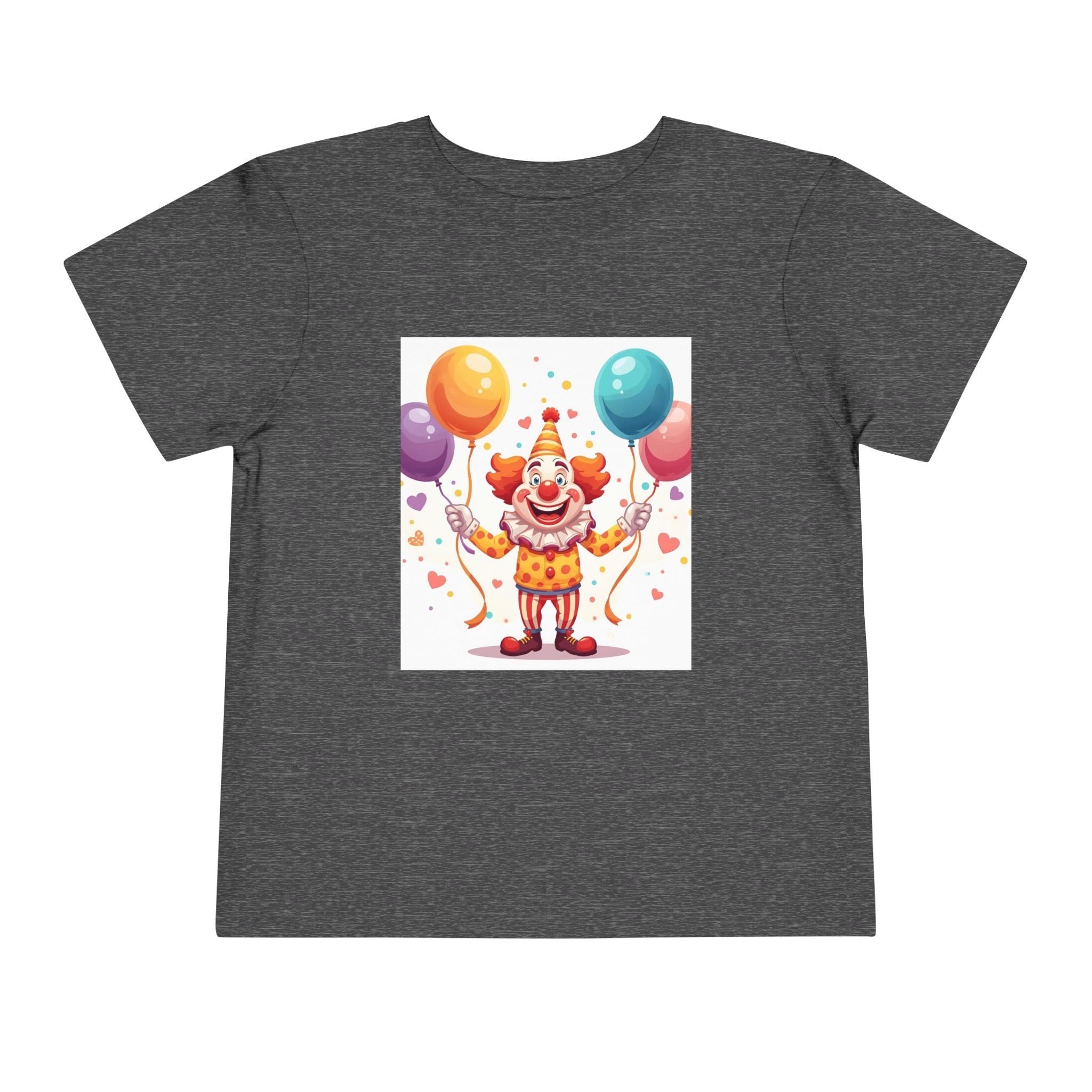 Funny Clown Toddler Short Sleeve Tee