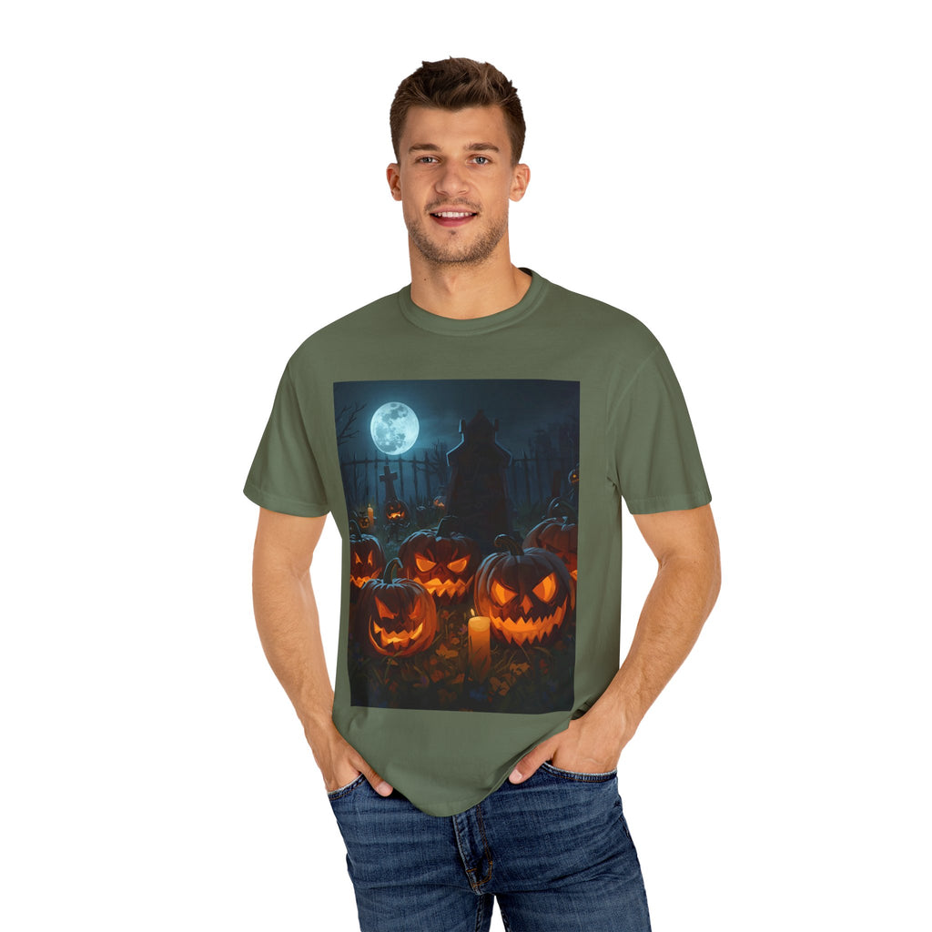Halloween Pumpkin Unisex T-Shirt, Spooky Shirt, Fall Apparel, Halloween Costume, Casual Wear, Party Shirt