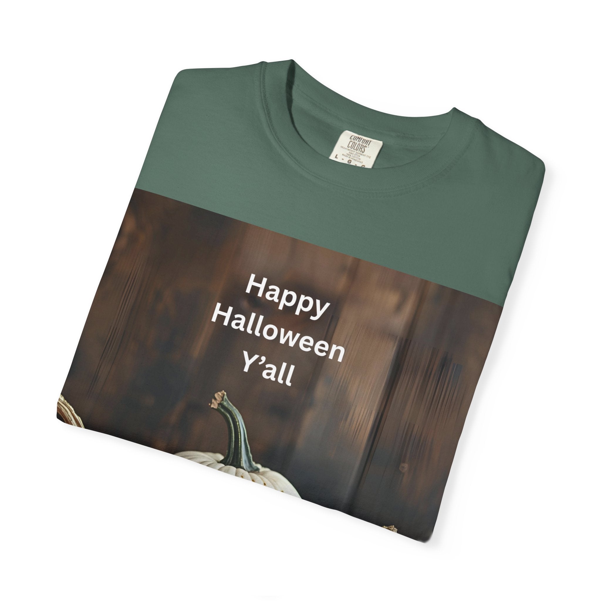 Happy Halloween Unisex T-Shirt, Casual Fall Tee, Halloween Gift, Pumpkin Shirt, Autumn Apparel, Holiday Style